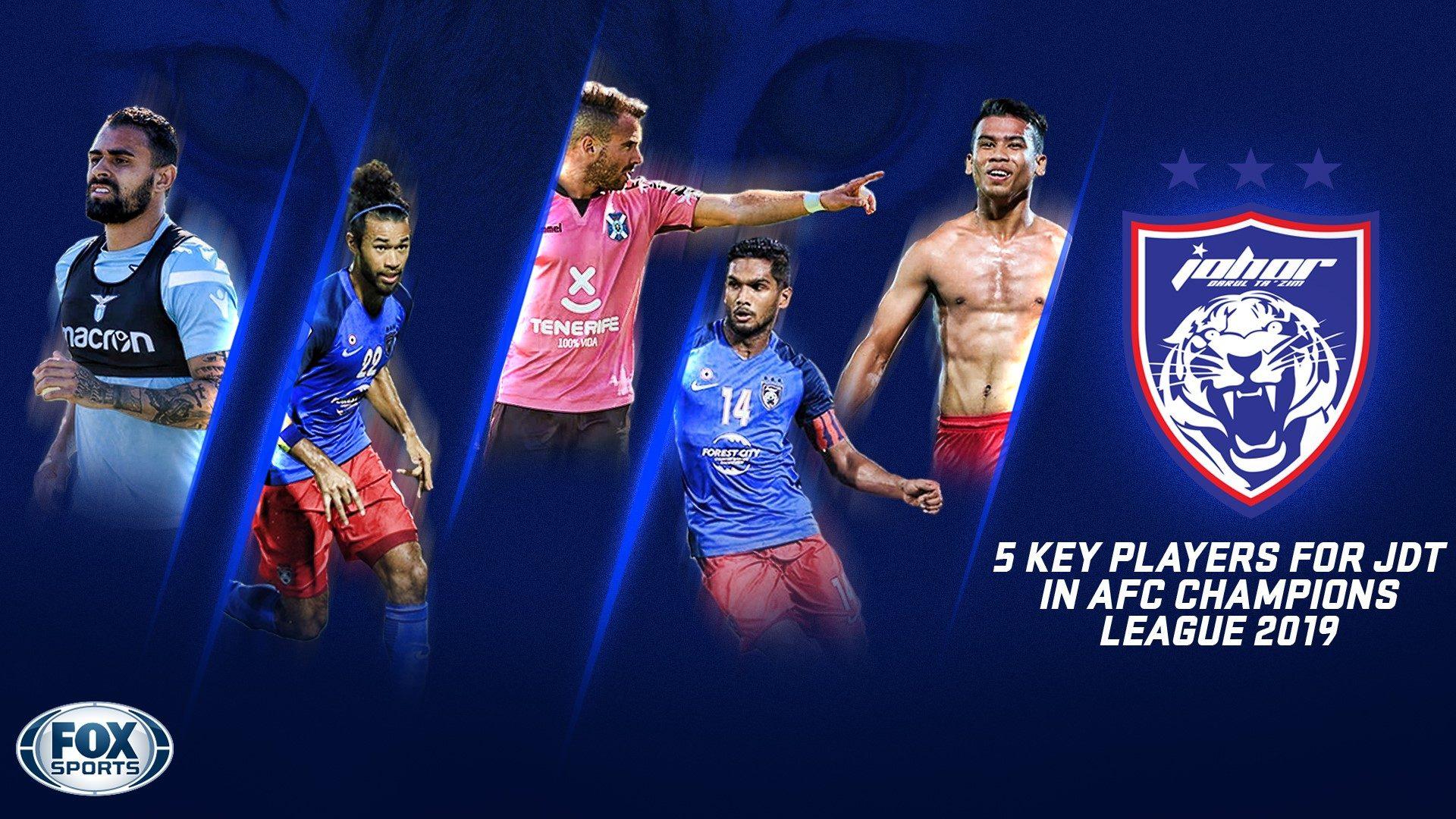 players who will be key for Johor Darul Ta'zim in AFC Champions League