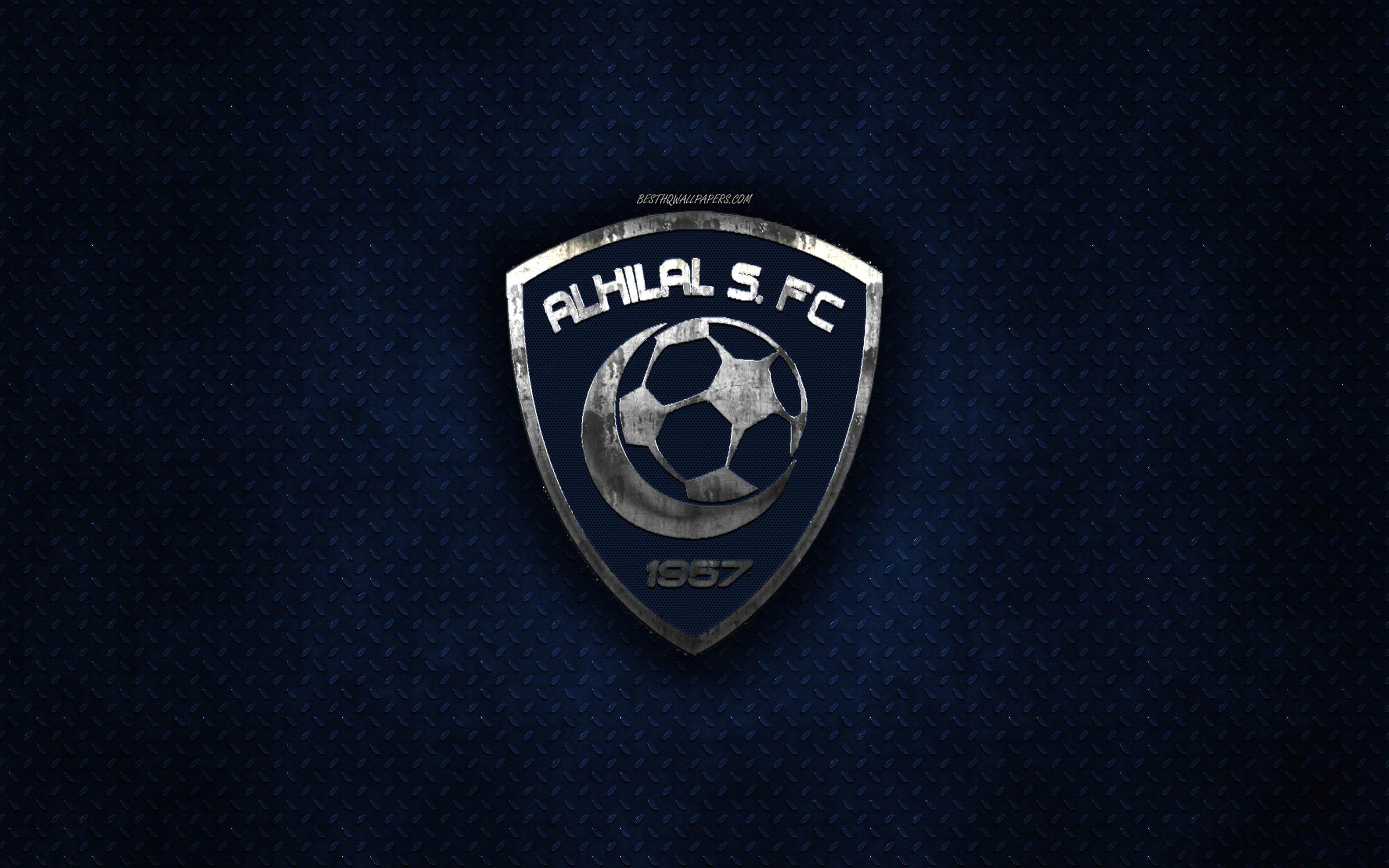 Scarica Sfondi Al Hilal FC, Arabia Football Club, Blu, Struttura Del