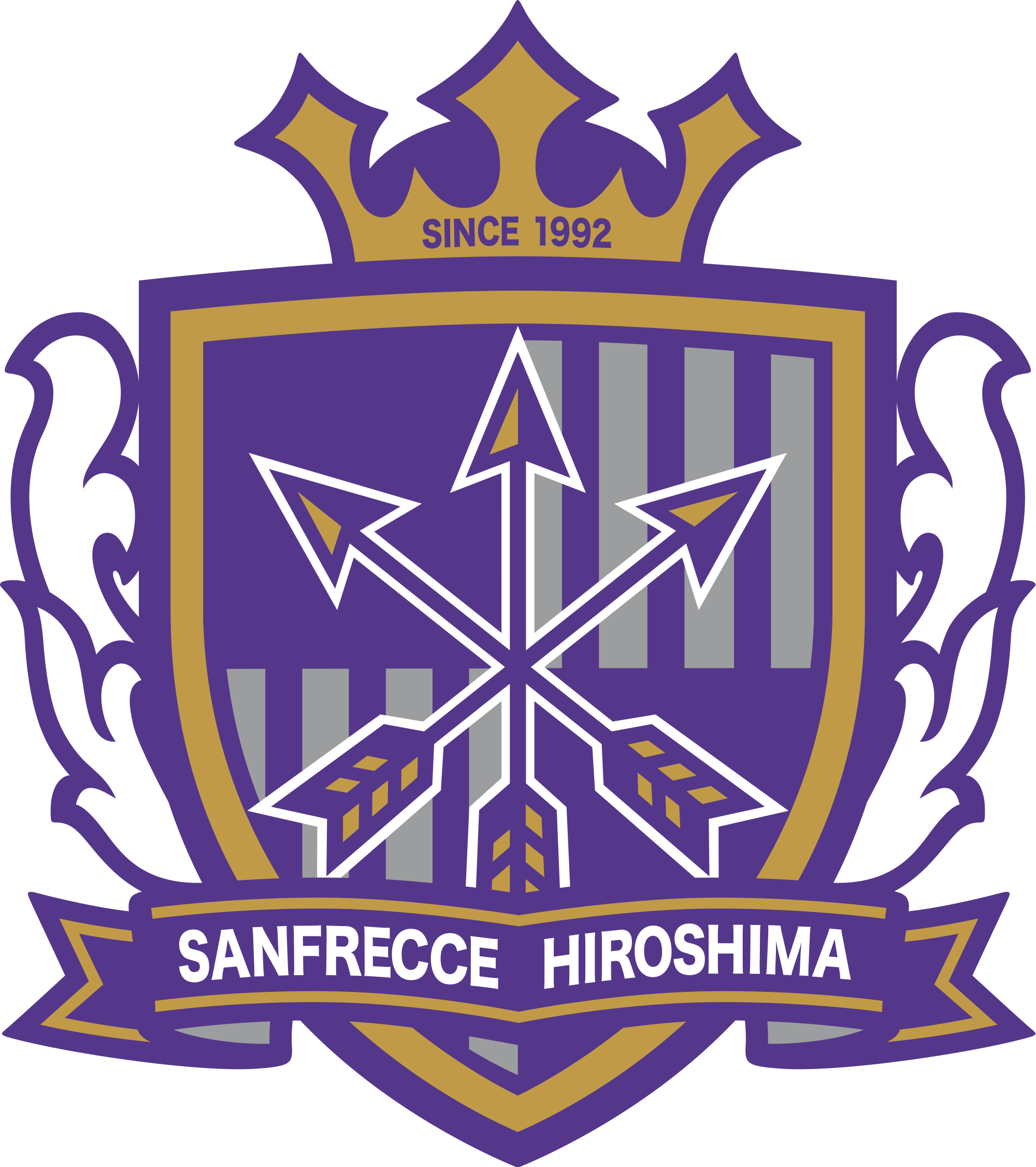 Sanfrecce Hiroshima. Logos. Sanfrecce