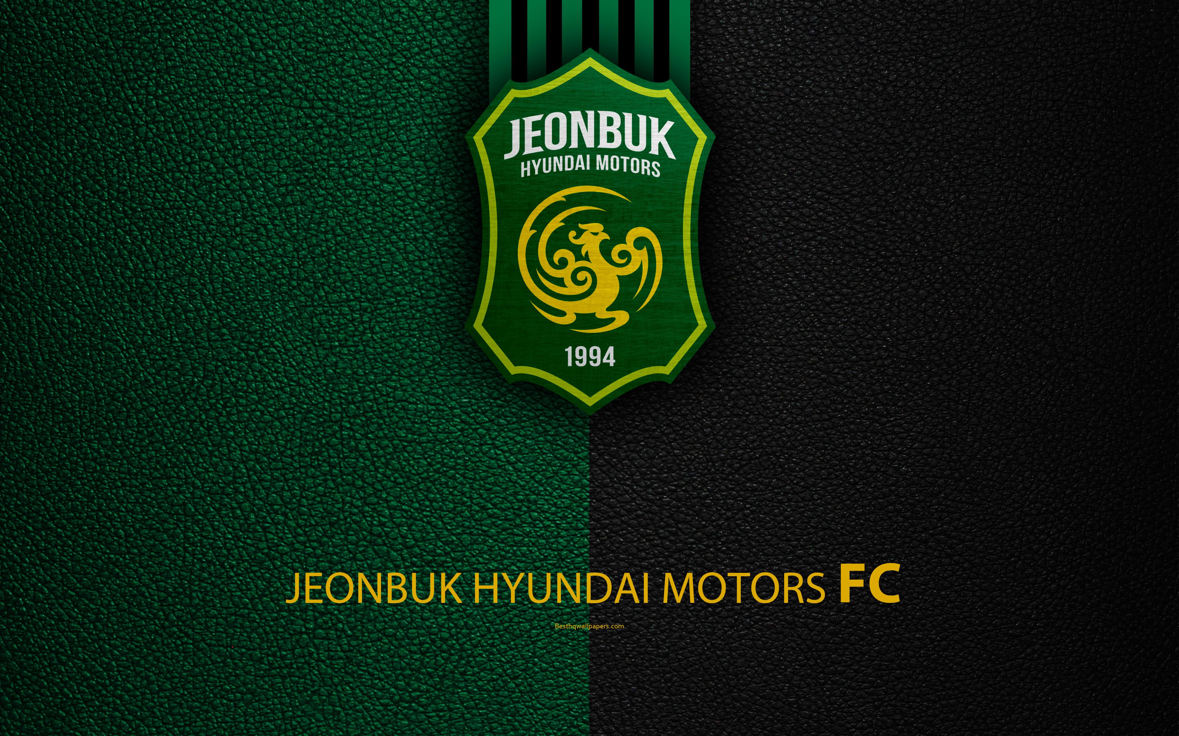 Download wallpaper Jeonbuk Hyundai Motors FC, 4k, logo, South