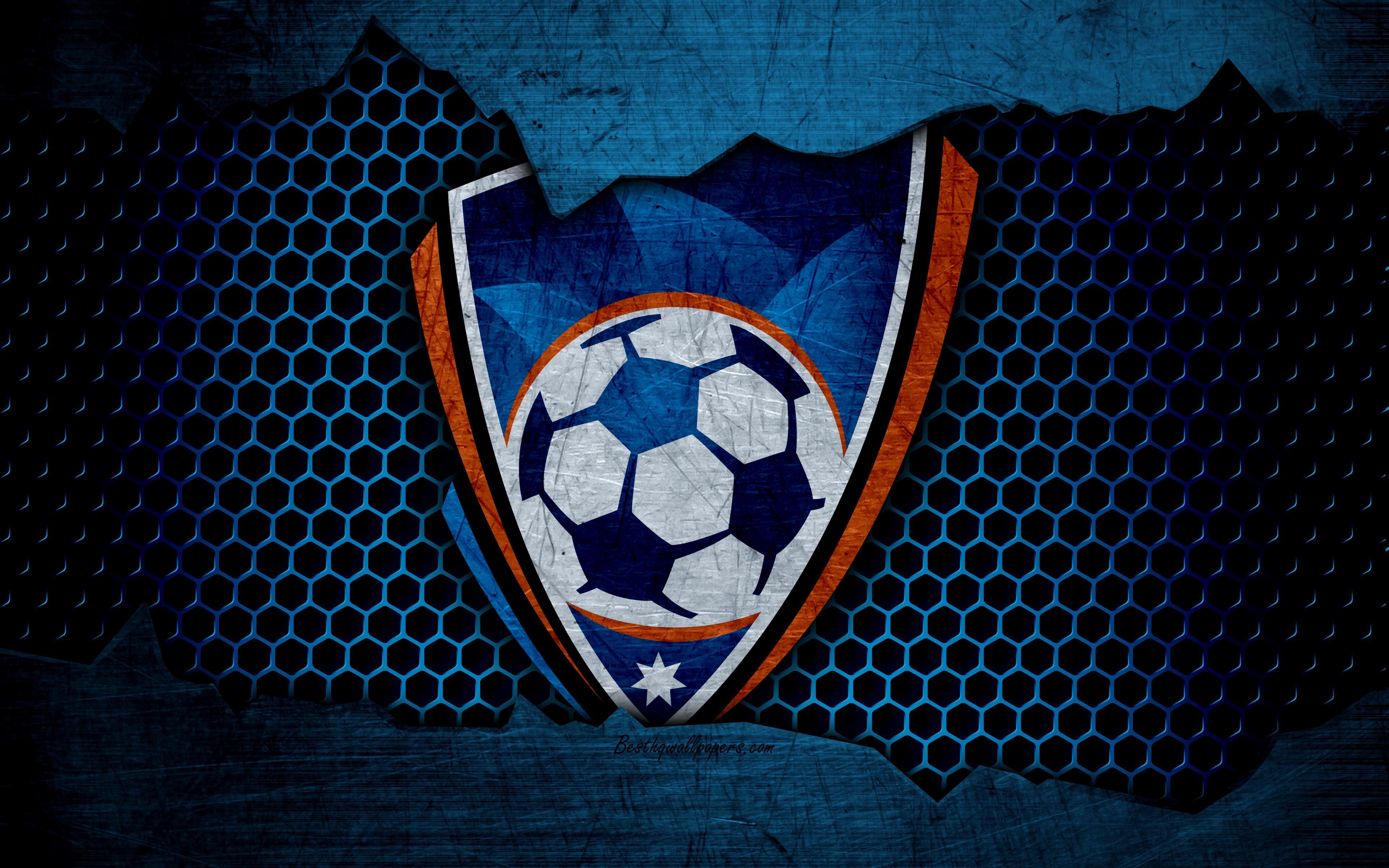 Download Wallpaper Sydney FC, 4k, New Logo, A League, Soccer