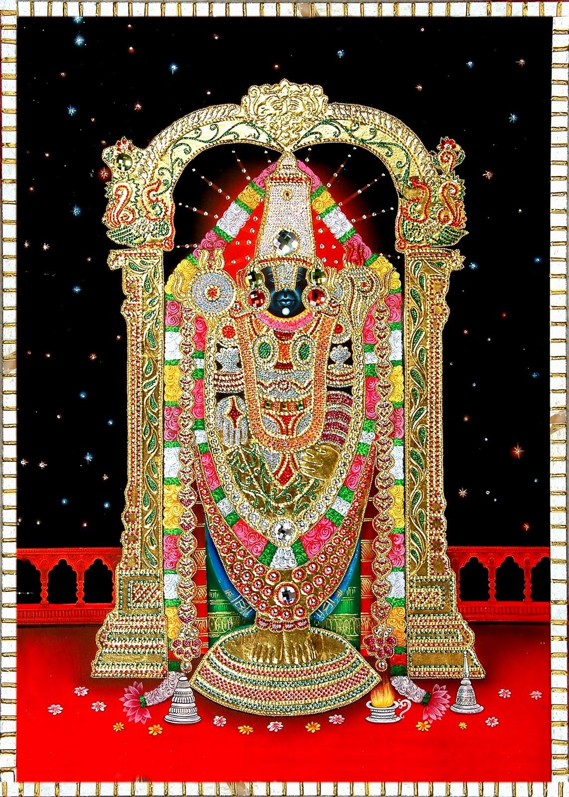 Lord Tirupati Balaji Photo, Wallpaper. Divine Thought - Temples