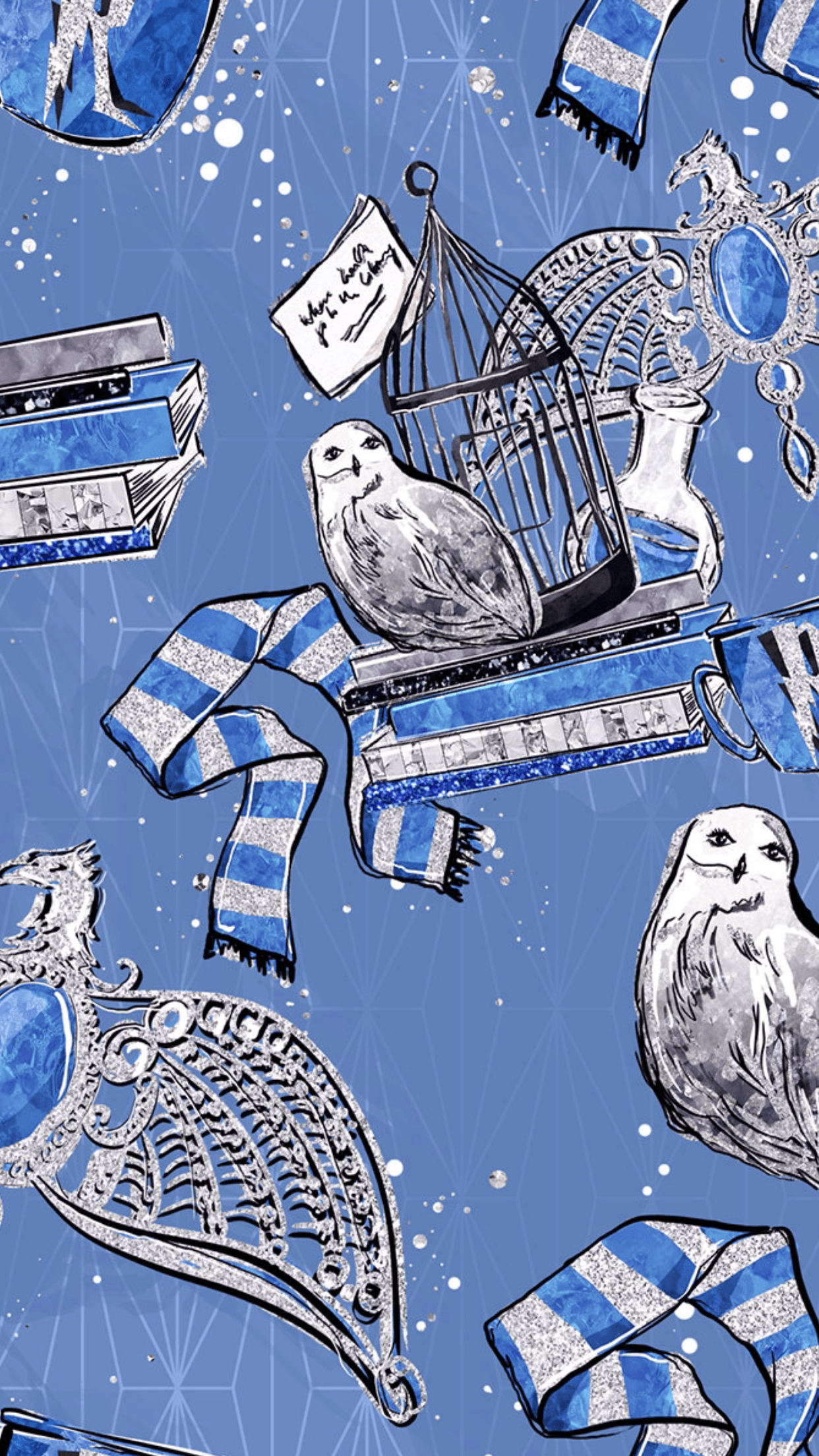 Ravenclaw house. Cell Phone Wallpaper. Harry potter