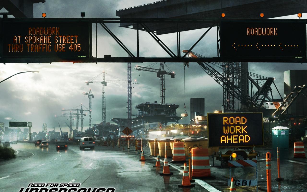 NFS road signs wallpaper. NFS road signs