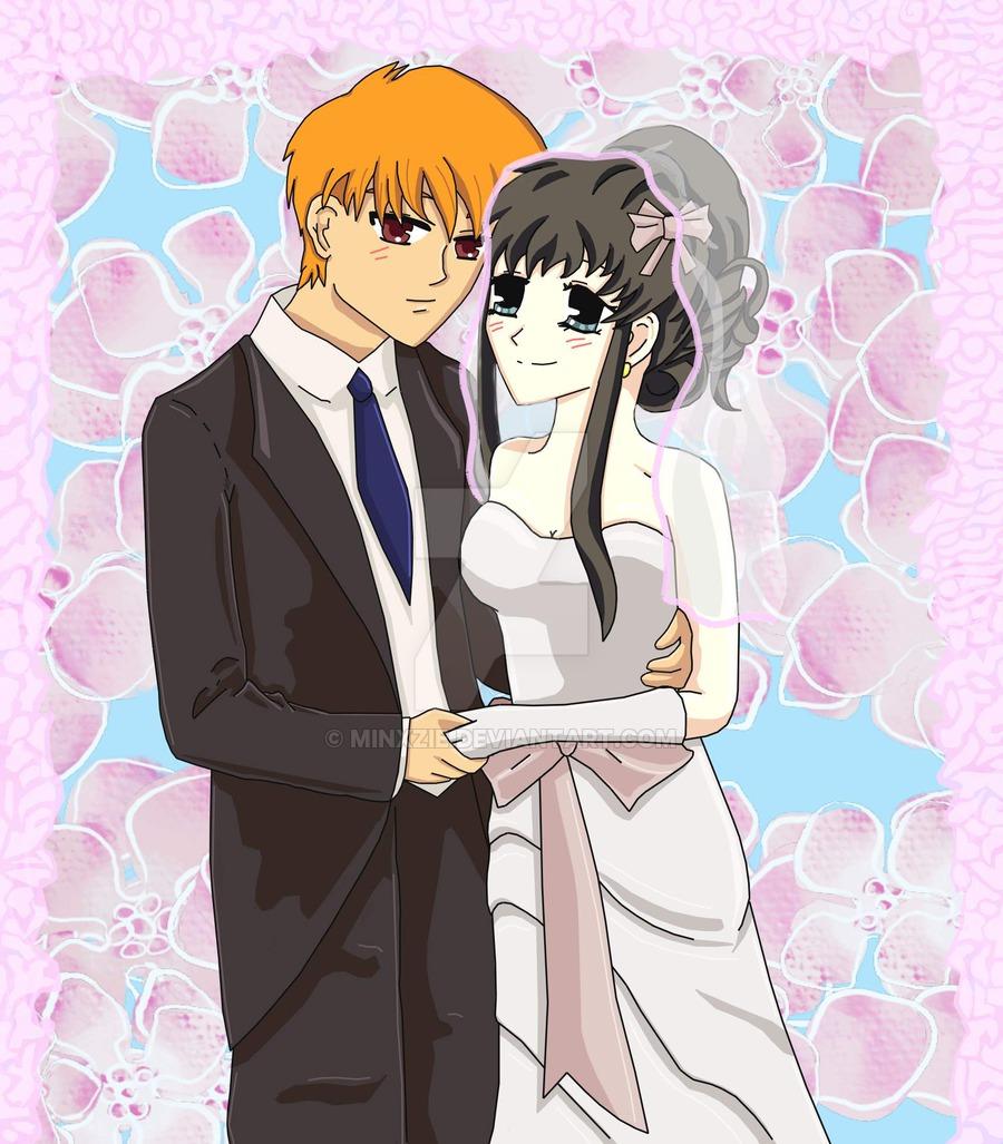 Wedding: Tohru Honda and Kyo Sohma by Minxzie.