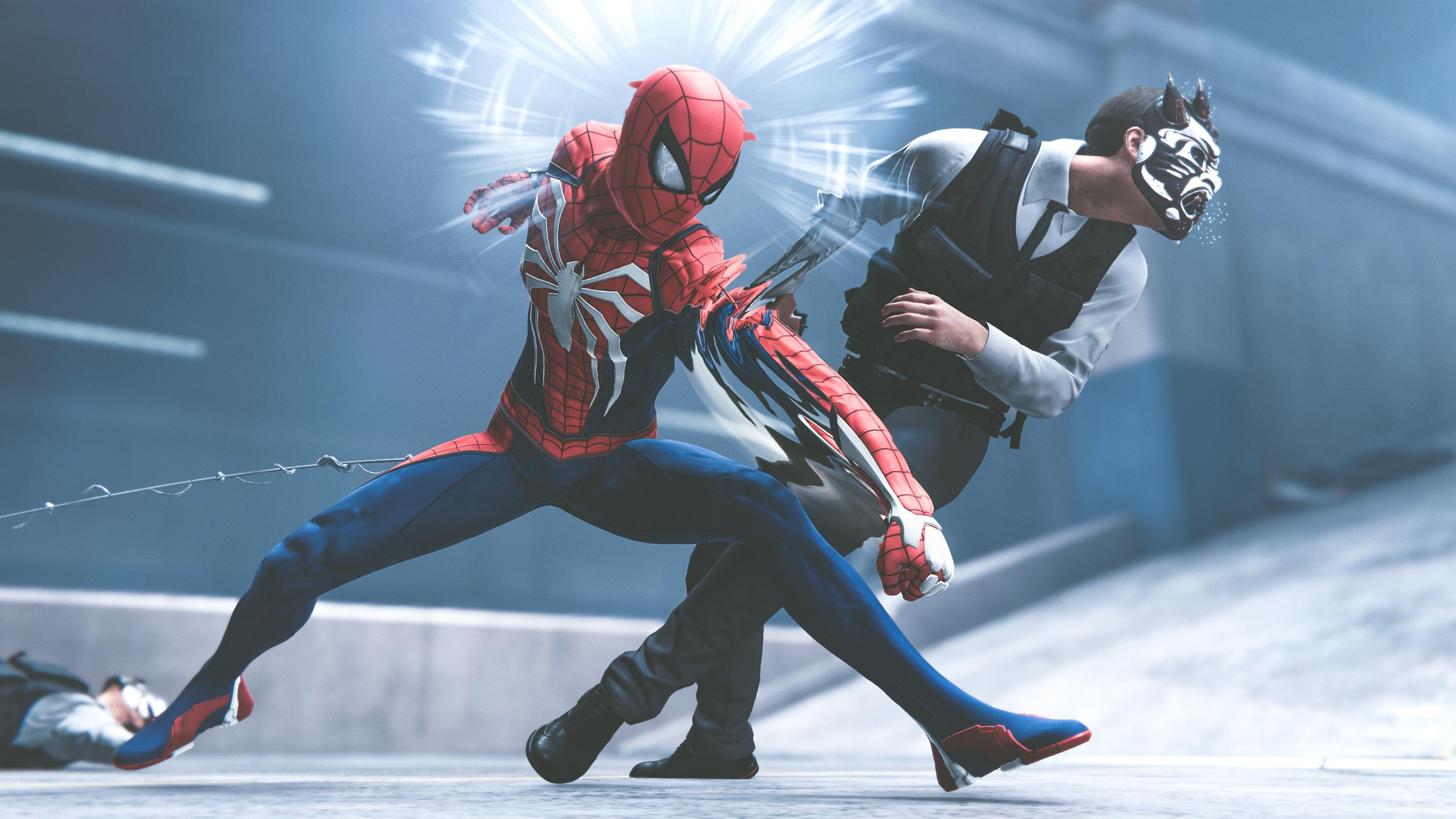 Marvel's Spider-Man Remastered Wallpaper 4K, Superhero, PC Games