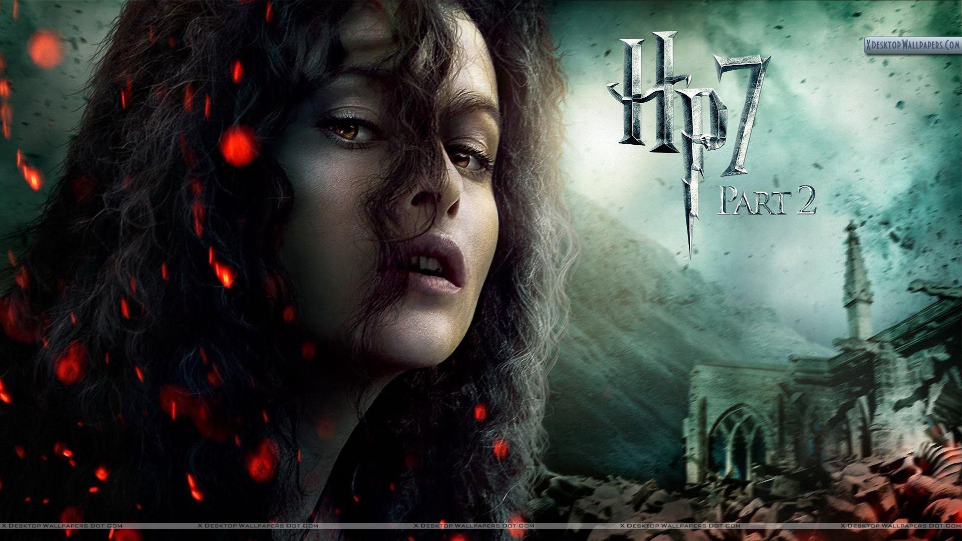 Helena Bonham Carter Face Closeups In Harry Potter And The Deathly