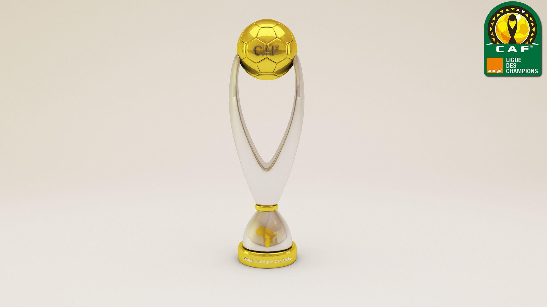 3D model CAF Champions League trophe