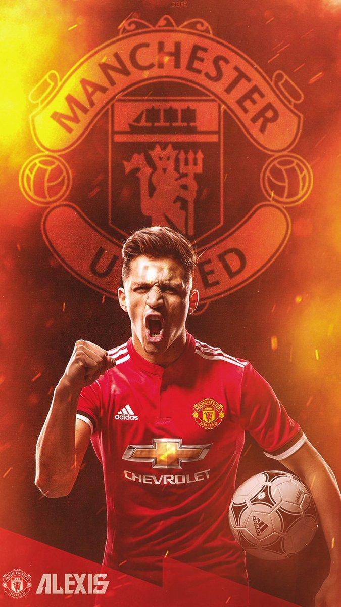 Wallpaper Alexis Sanchez Manchester United