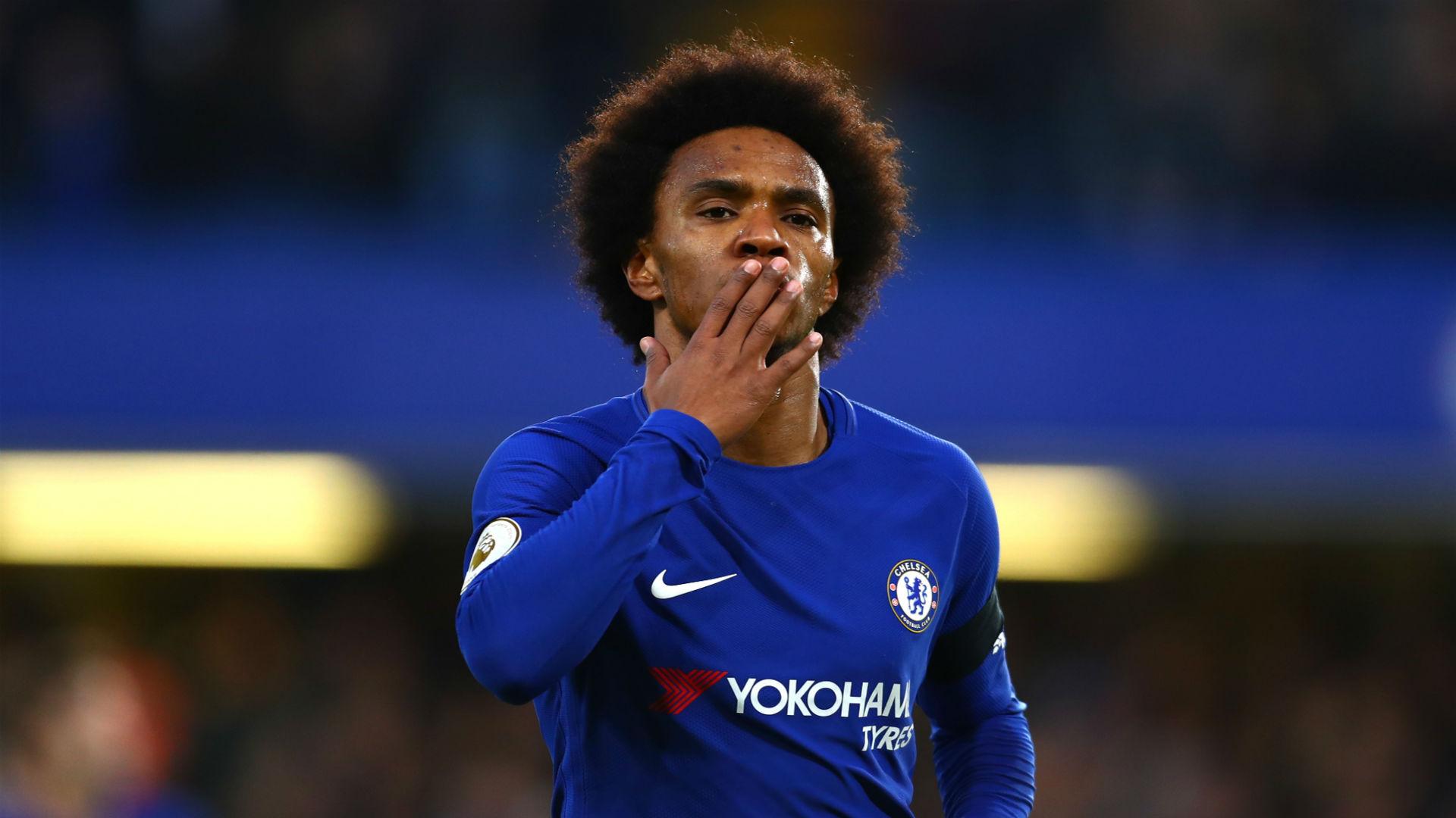 Chelsea 2 Crystal Palace 1: Willian scores again as champions bounce
