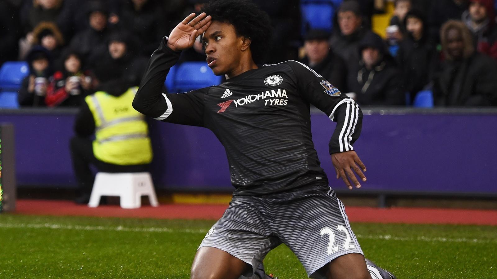Willian a doubt for Chelsea's trip to Watford Premier