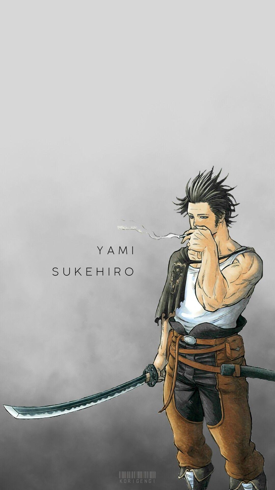 Yami sukehiro wallpaper  Black clover manga Black clover anime Anime