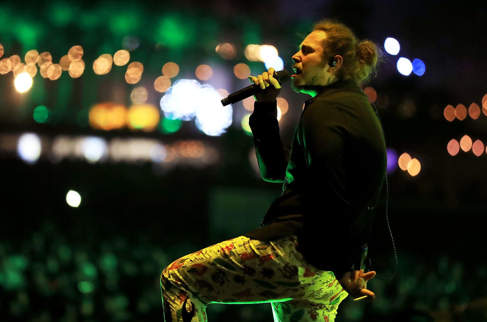 Post Malone Smashes Spotify Record with 'beerbongs