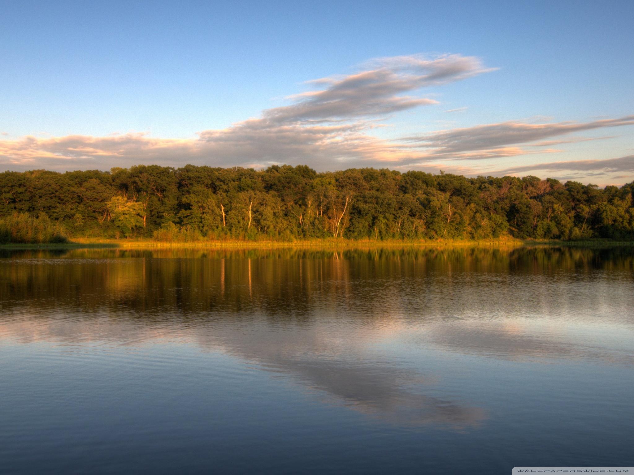 Holland Lake, Lebanon Hills Park, Eagan, Minnesota ❤ 4K HD Desktop
