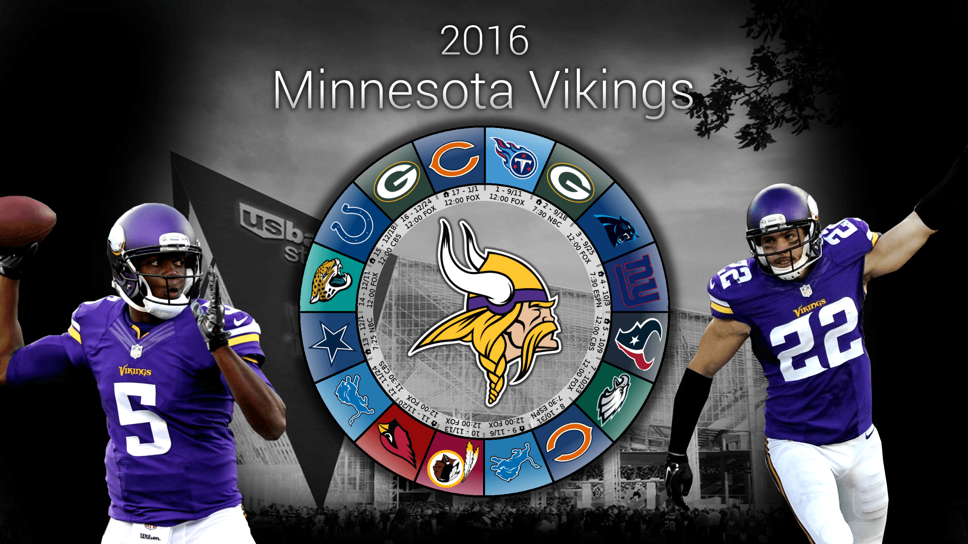 Minnesota Vikings Wallpaper 14 X 1080