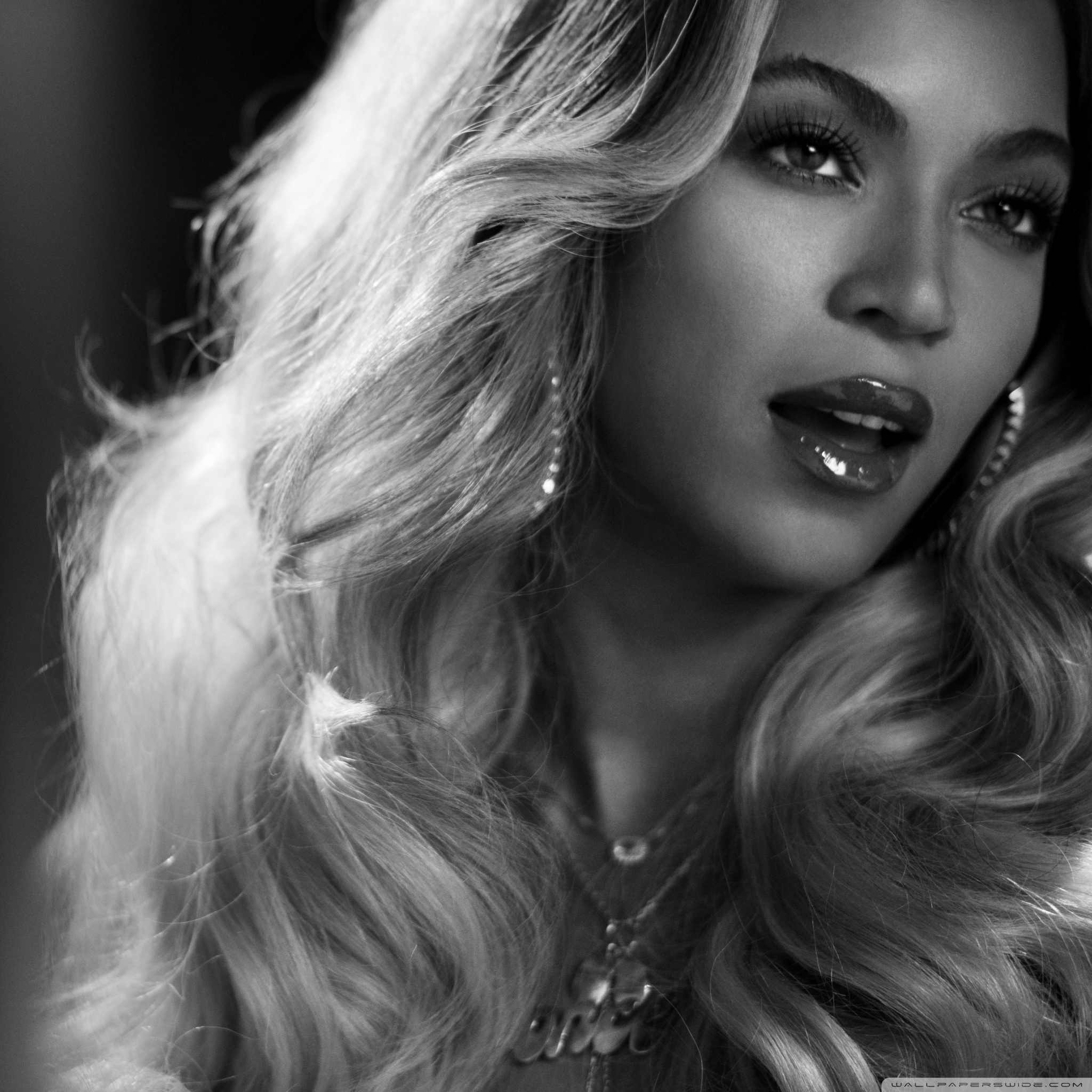 Beyonce Black And White Portrait ❤ 4K HD Desktop Wallpaper for 4K