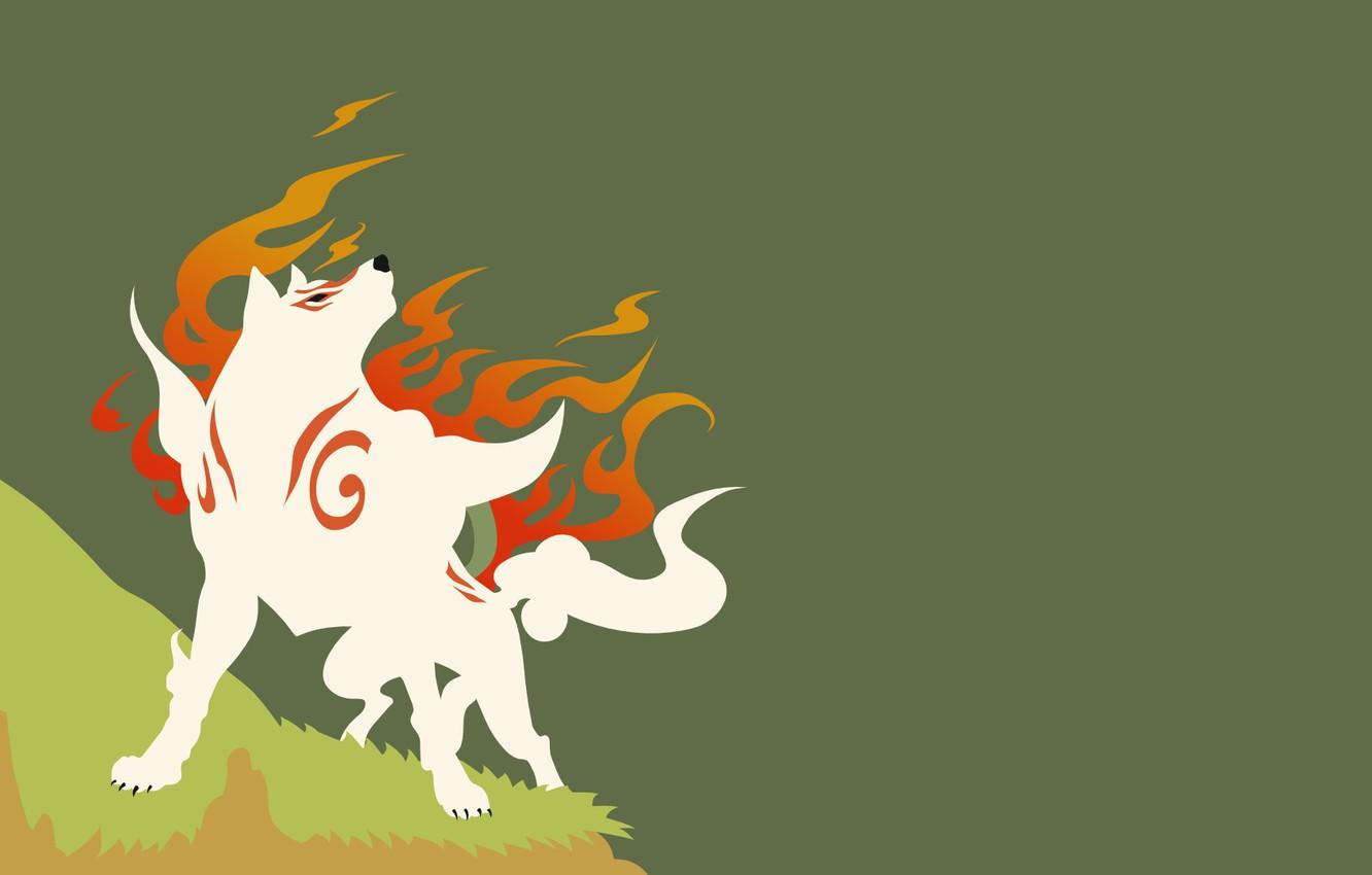 Wallpaper fire, beast, Amaterasu image for desktop, section