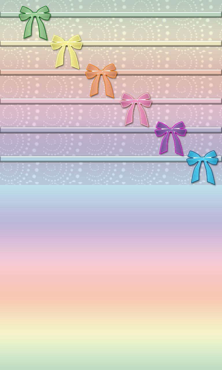 Pastel colored bows wallpaper. Wallpaper Wide HD