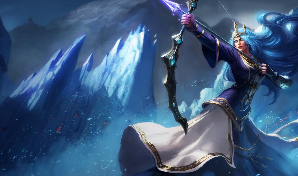 Queen Ashe Skin of Legends Wallpaper