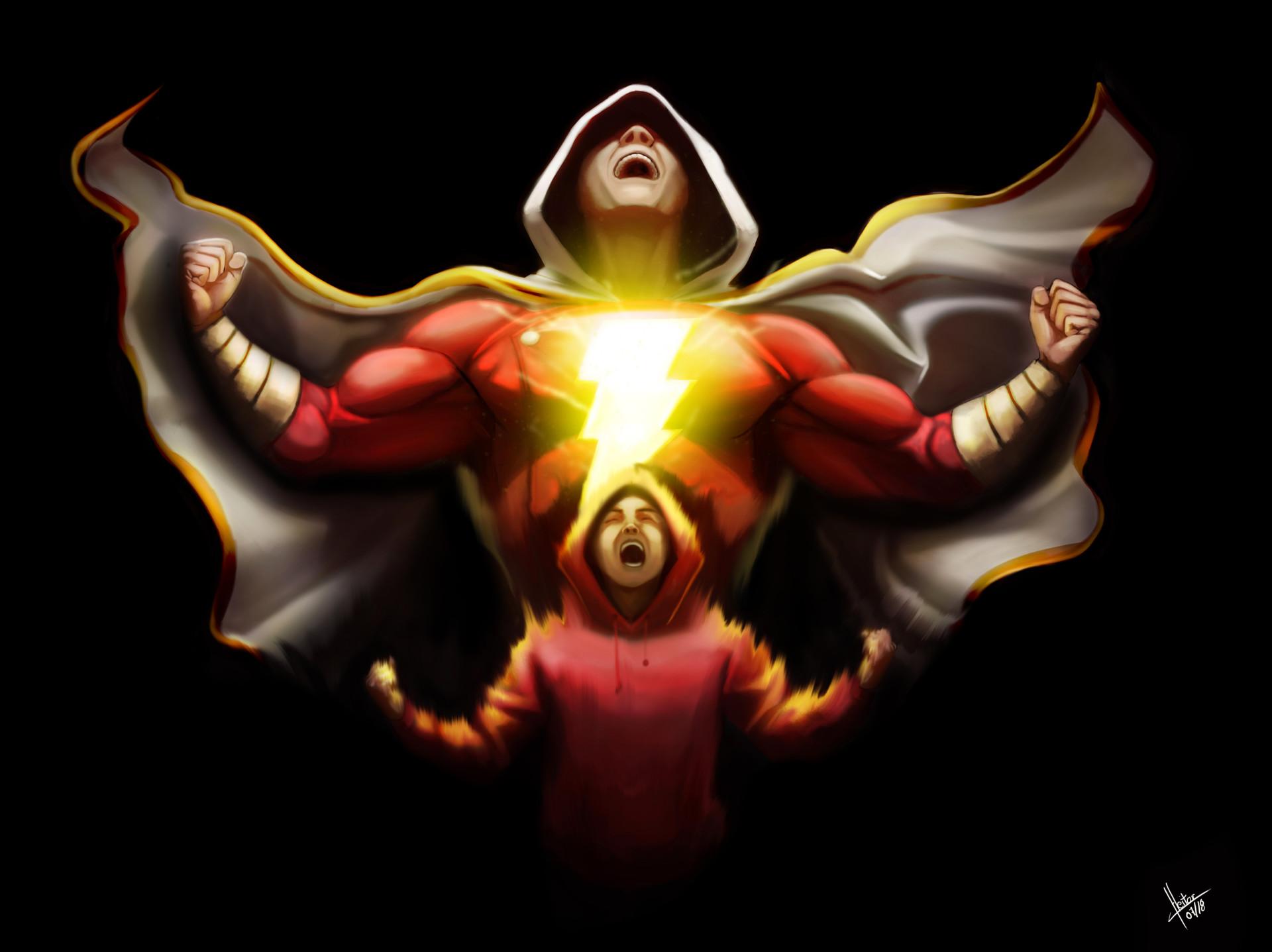 Shazam Transform, HD Superheroes, 4k Wallpaper, Image, Background