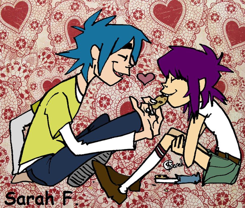 Gorillaz Image 2 D Feeding Noodle Cookies ! HD Wallpaper