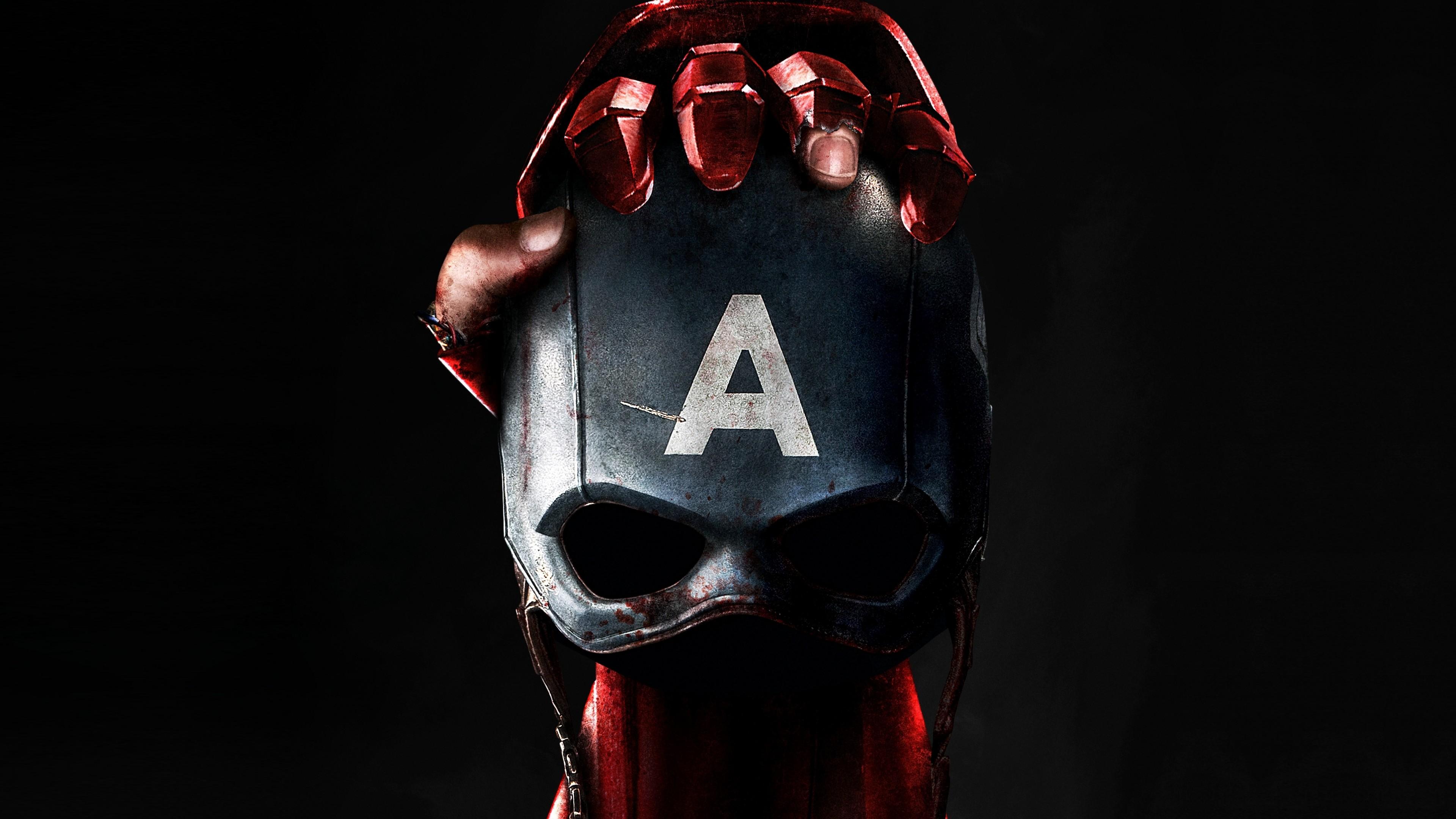 Wallpaper Captain America 3: civil war, skull, mask, Iron Man