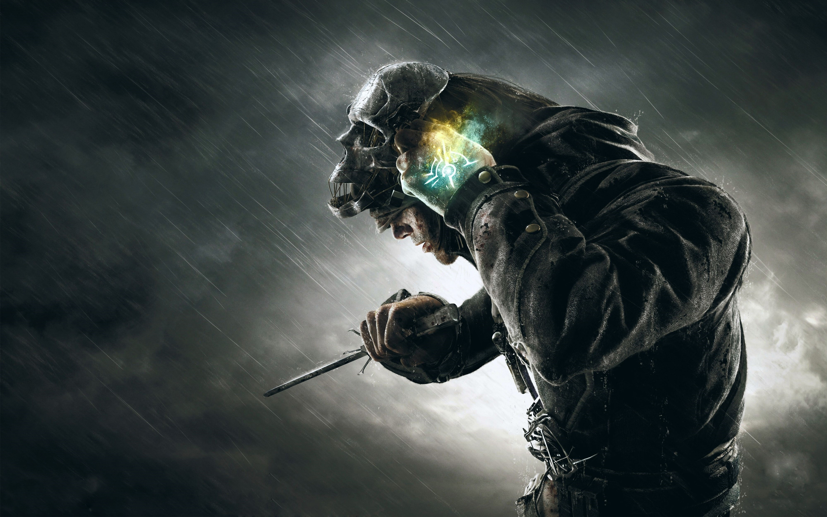 Game Dishonored Corvo Skull Mask Wallpaper and Free Stock