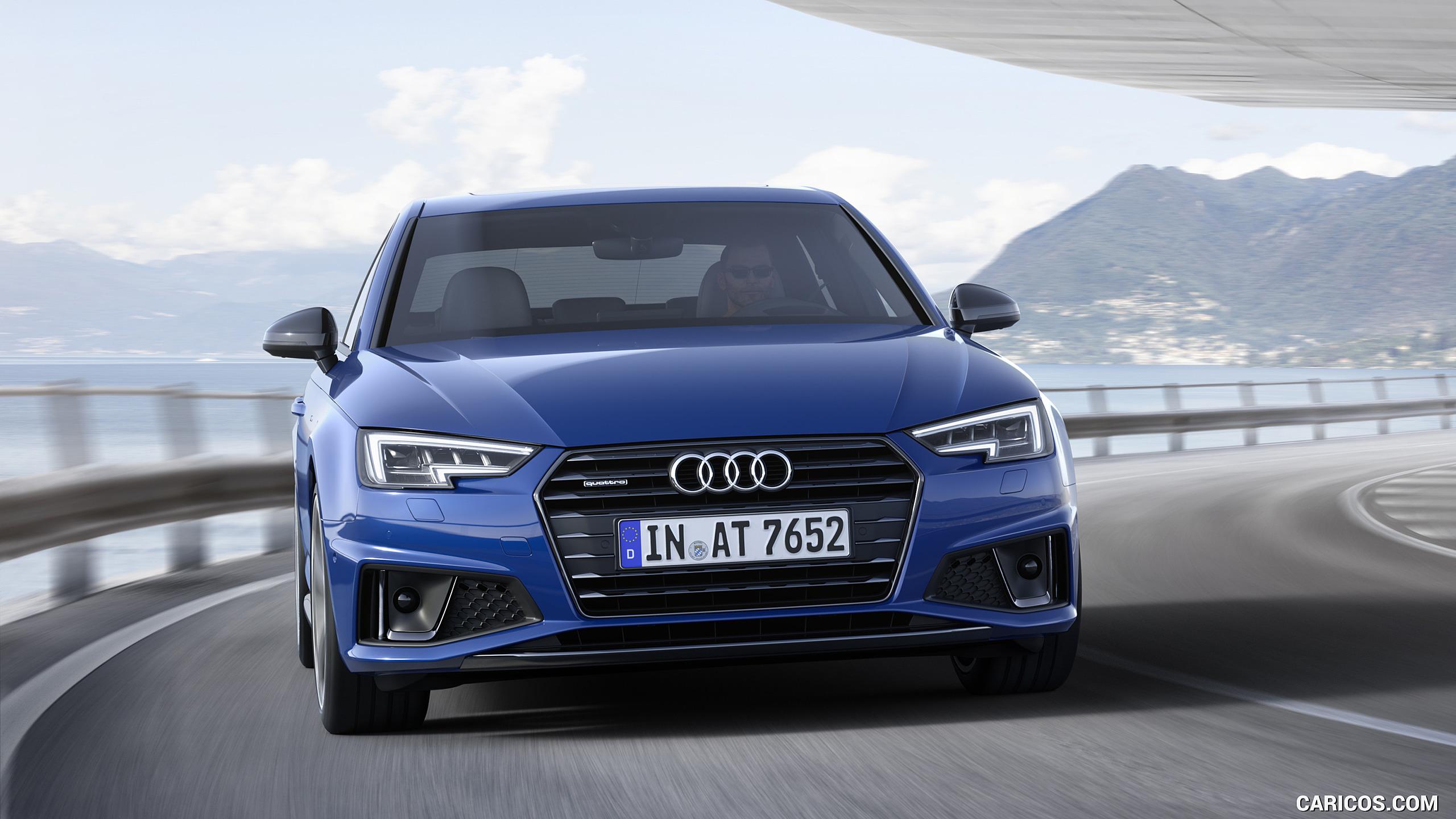 Audi A4 (Color: Ascari Blue). HD Wallpaper