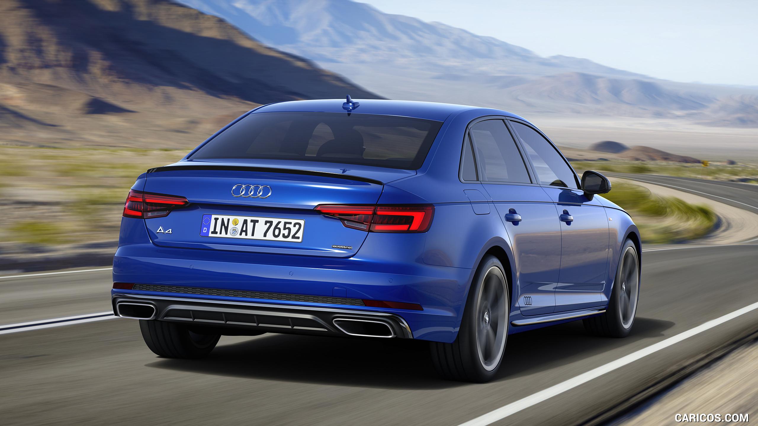 Audi A4 (Color: Ascari Blue). HD Wallpaper