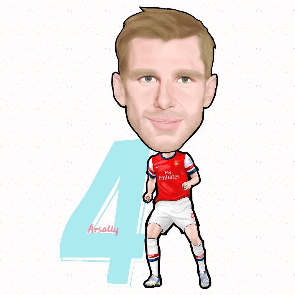 Per Mertesacker Funny Wallpaper HD Wallpaper