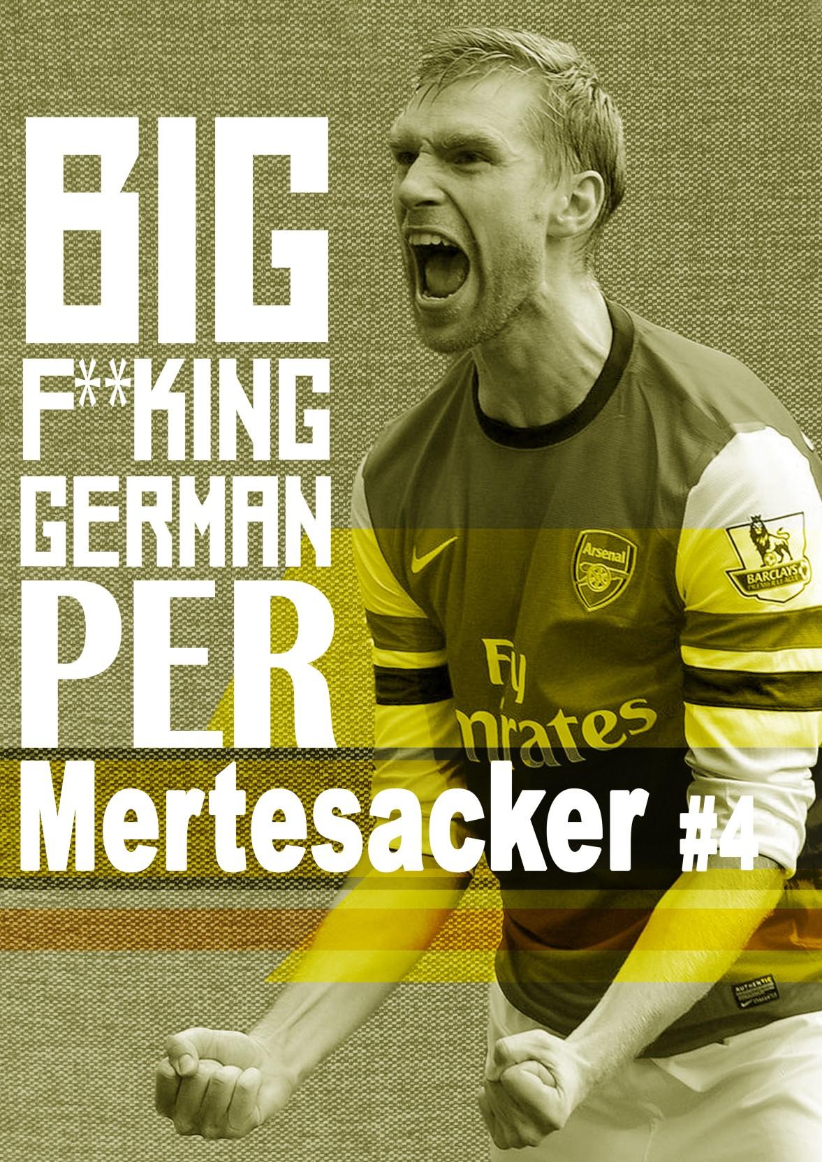 Per Mertesacker Poster Paper Print, Quotes & Motivation