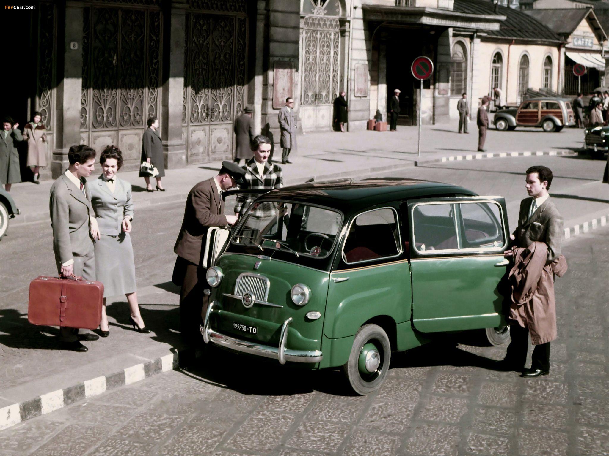 Fiat 600 Multipla Taxi 1956–65 wallpaper. Taxis. Fiat