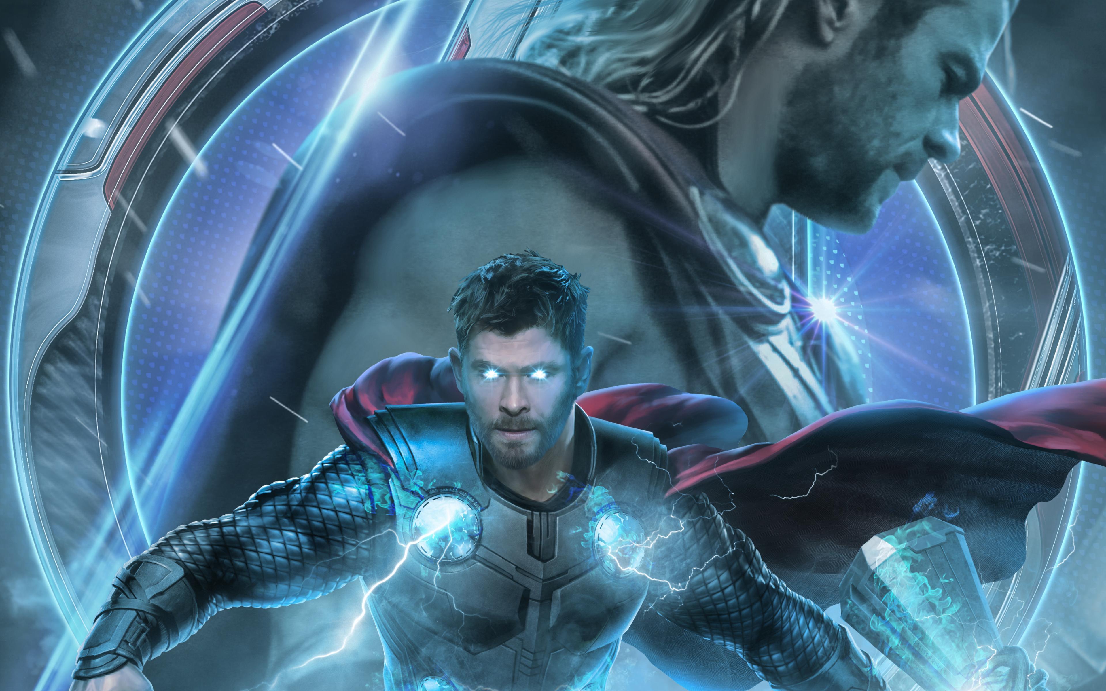 Avengers Endgame Thor Poster Artwork 4K 3840x2400