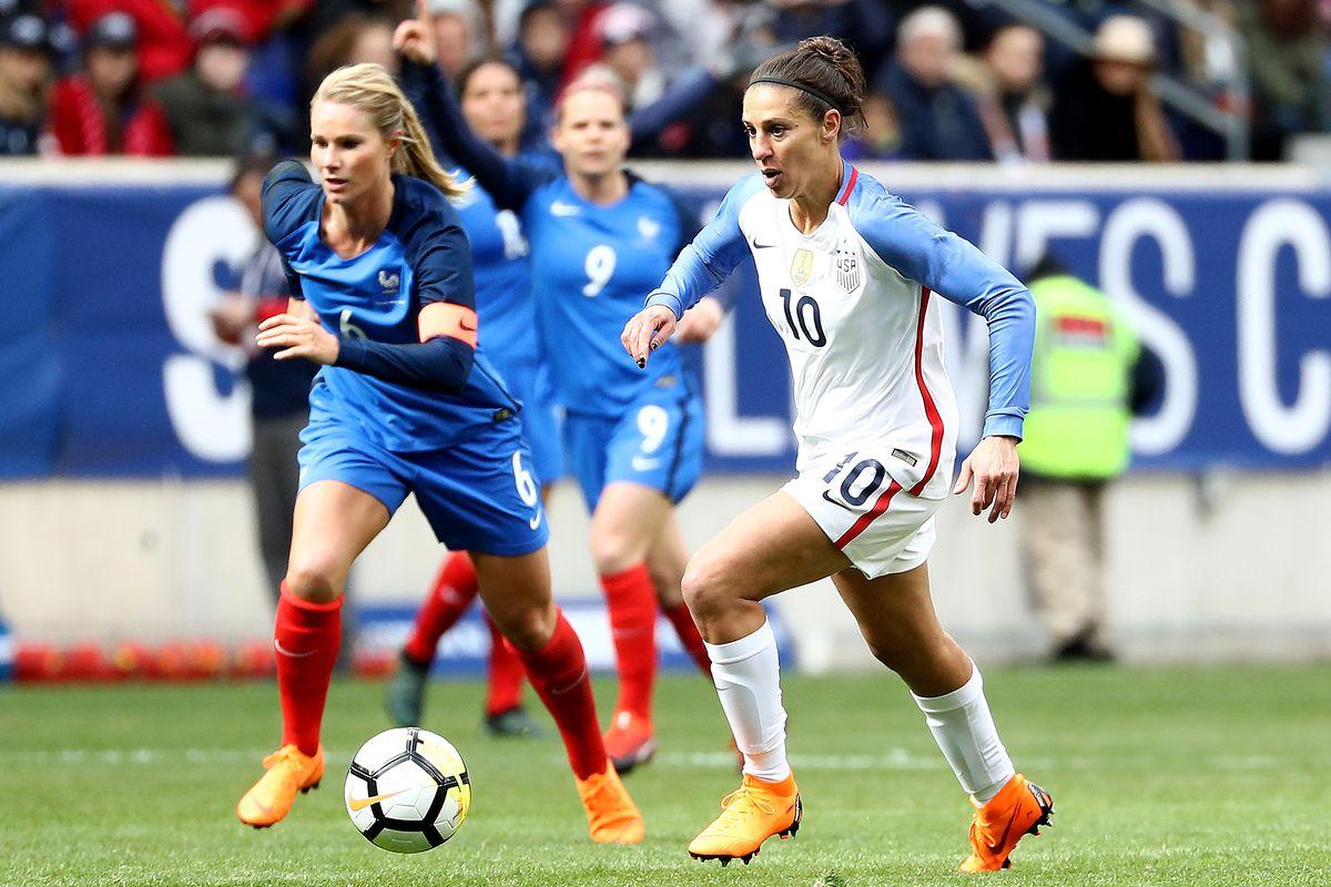U.S. Women's National Team Draws 1 1 With France In SheBelieves Cup