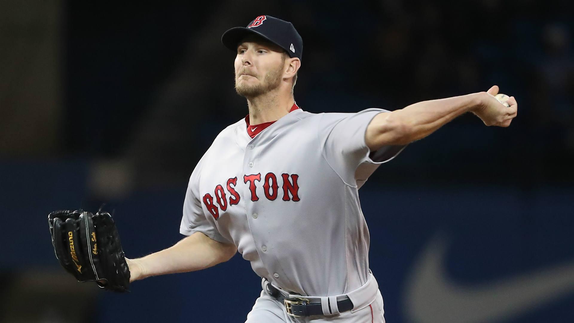 Chris Sale struck by line drive, leaves spring training start