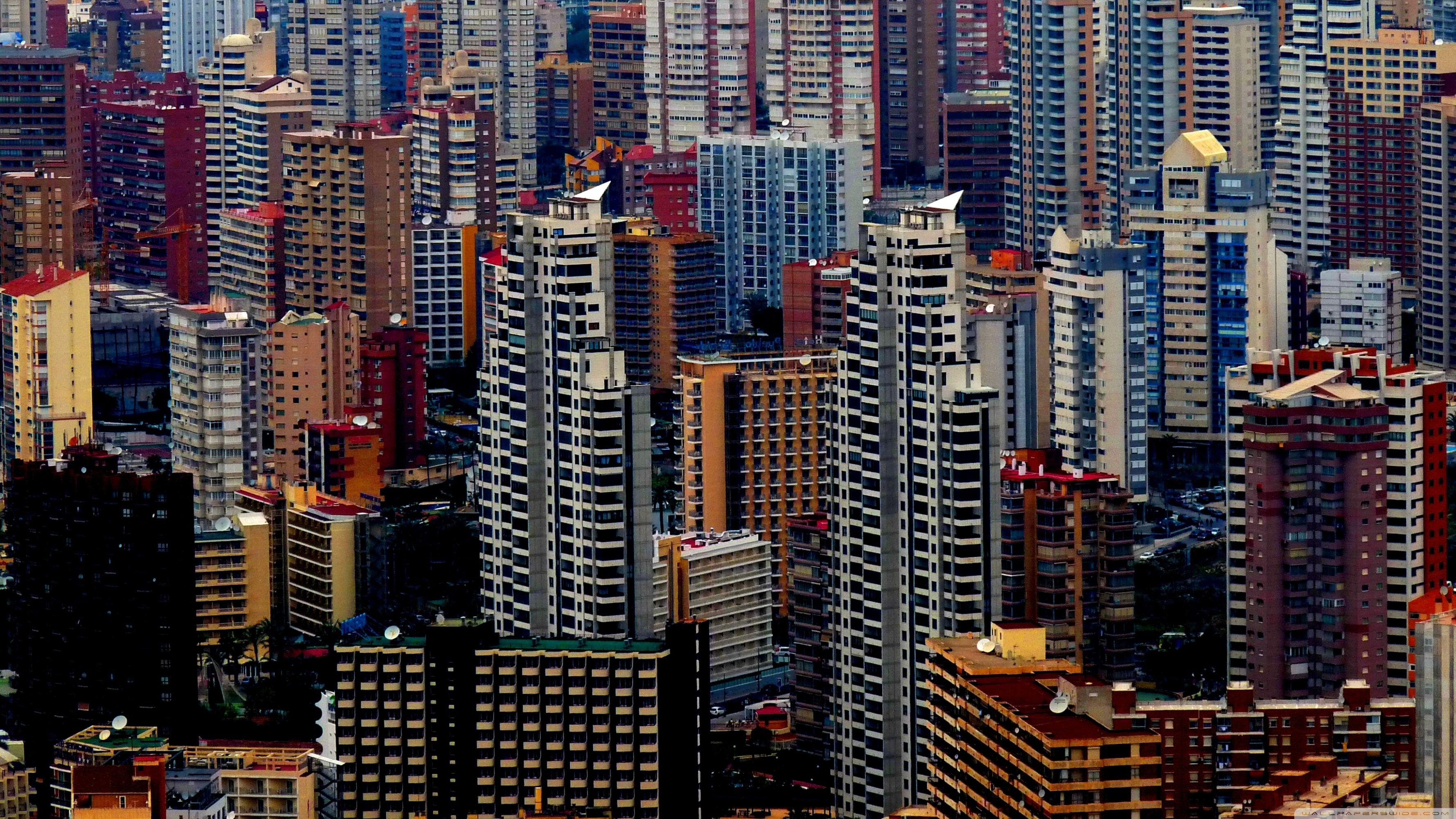 Benidorm Buildings ❤ 4K HD Desktop Wallpaper for 4K Ultra HD TV