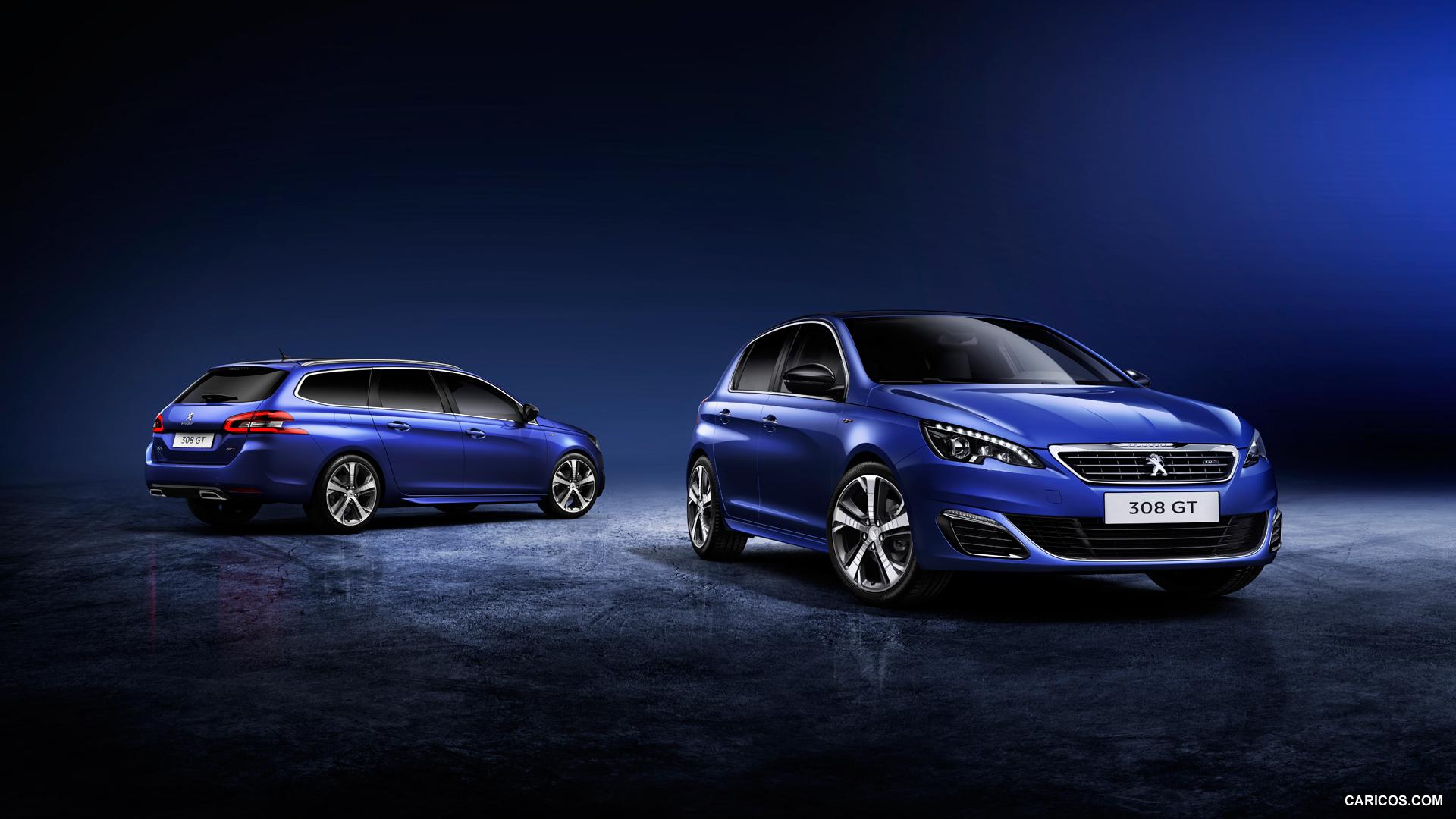 Peugeot 308 GT and 308 GT SW. HD Wallpaper