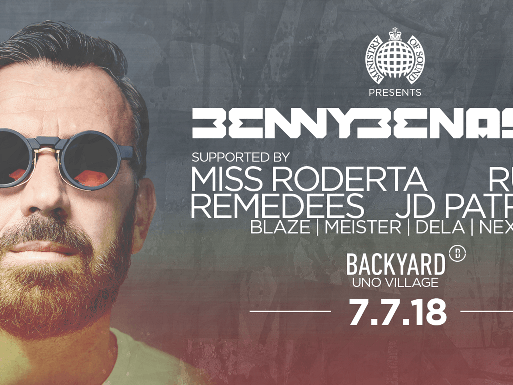 Ministry of Sound Malta presents Benny Benassi Tickets. Backyard