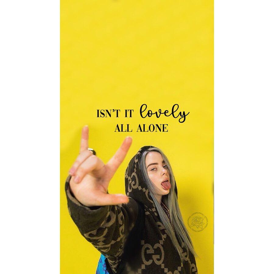 ✰Requested✰ ↬ Billie Eilish— lockscreens ↬ requested