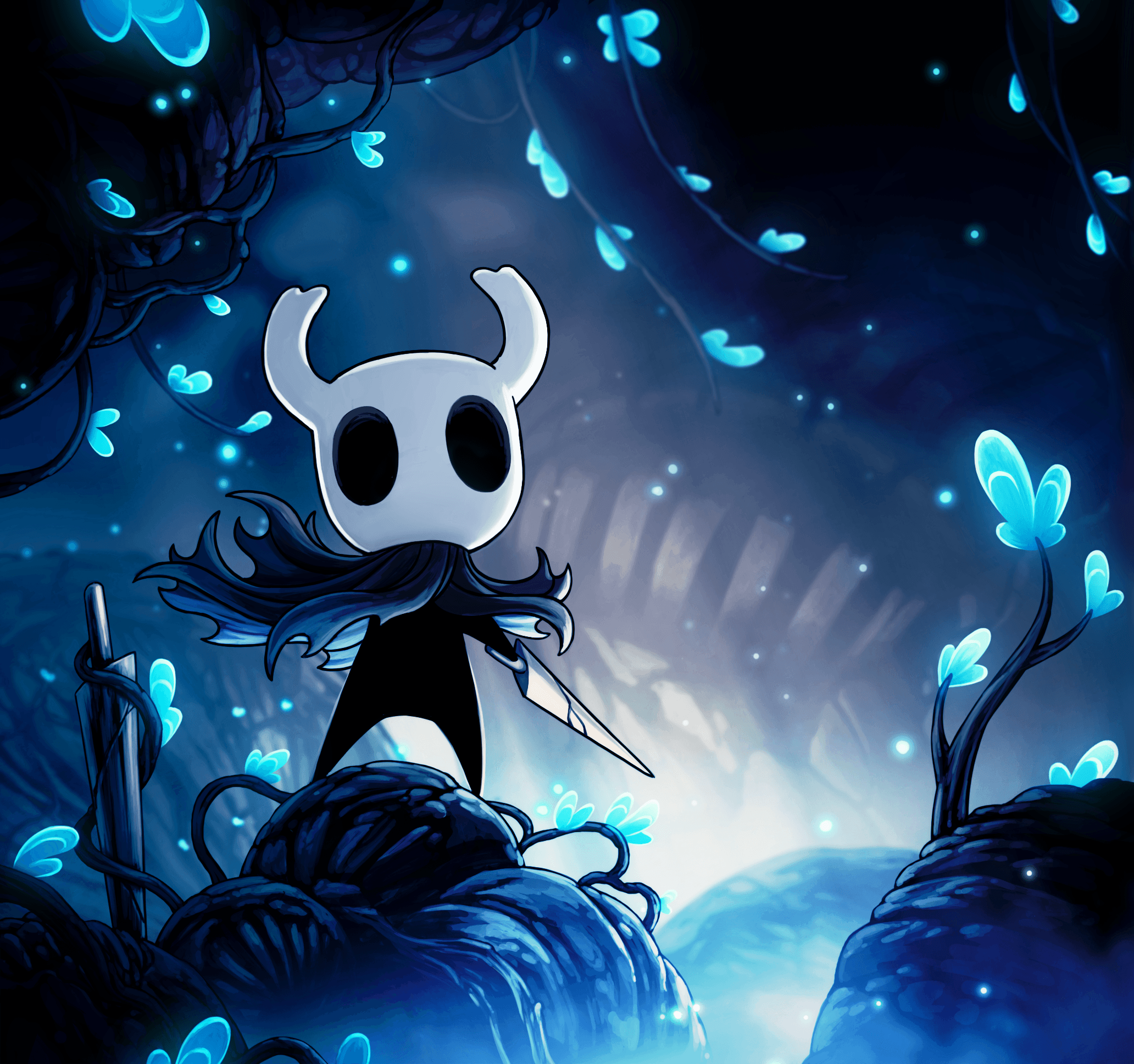 hollow knight silksong background