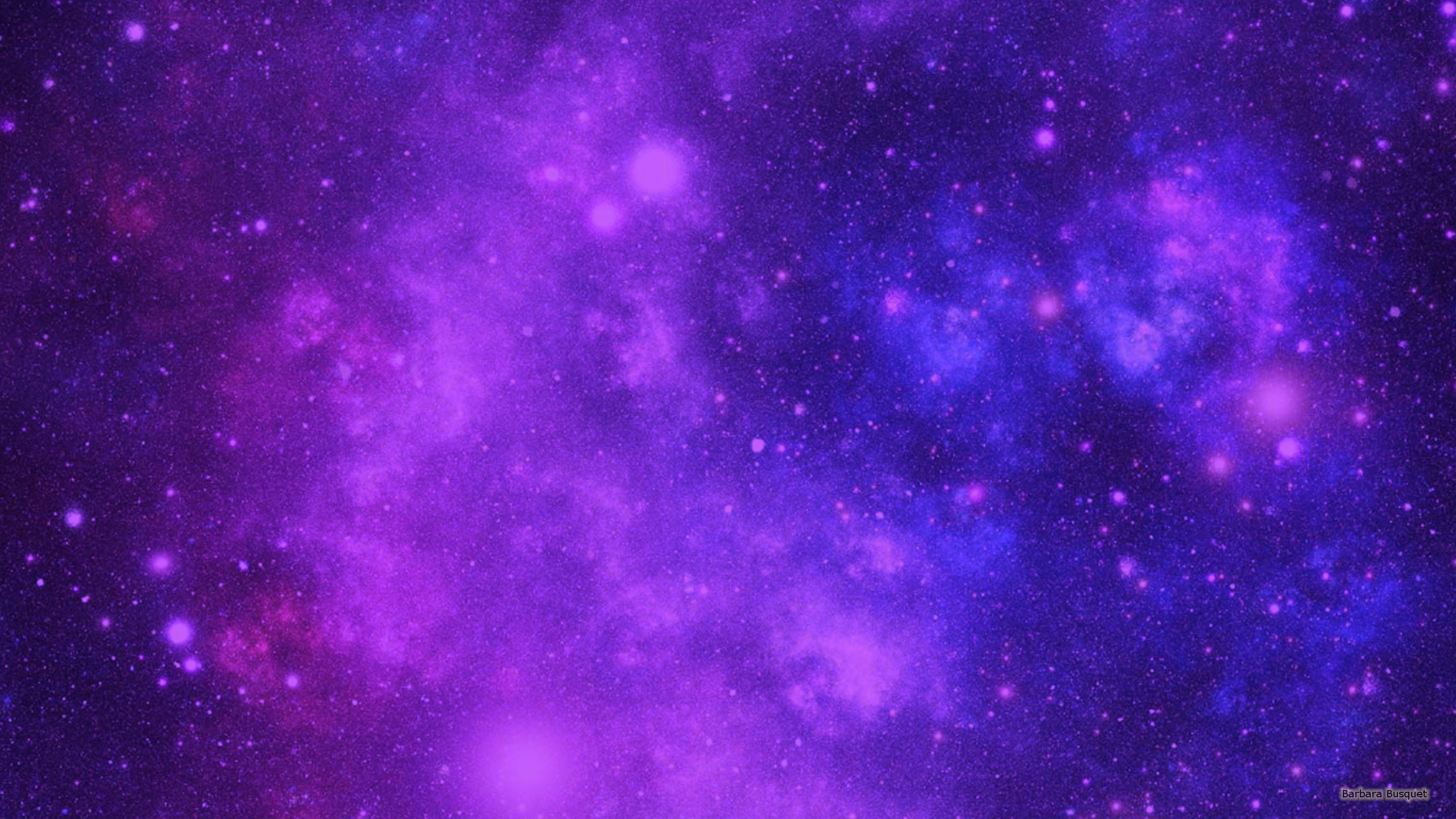 2560x1440px Purple and Blue Galaxy Wallpaper