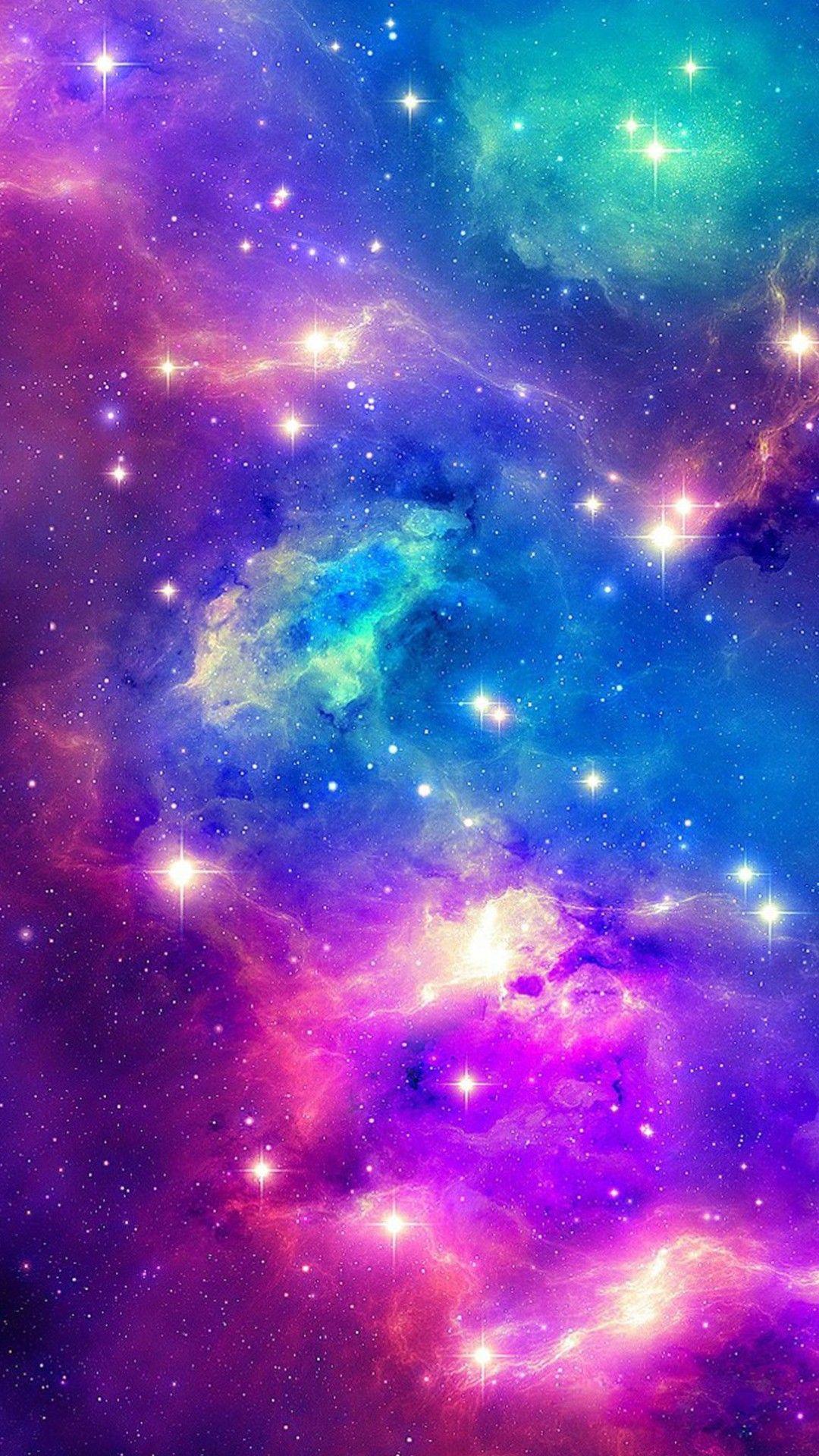 stars, purple, cyan , pink, blue, red. Galaxy wallpaper, Nebula, Uzayın derinlikleri