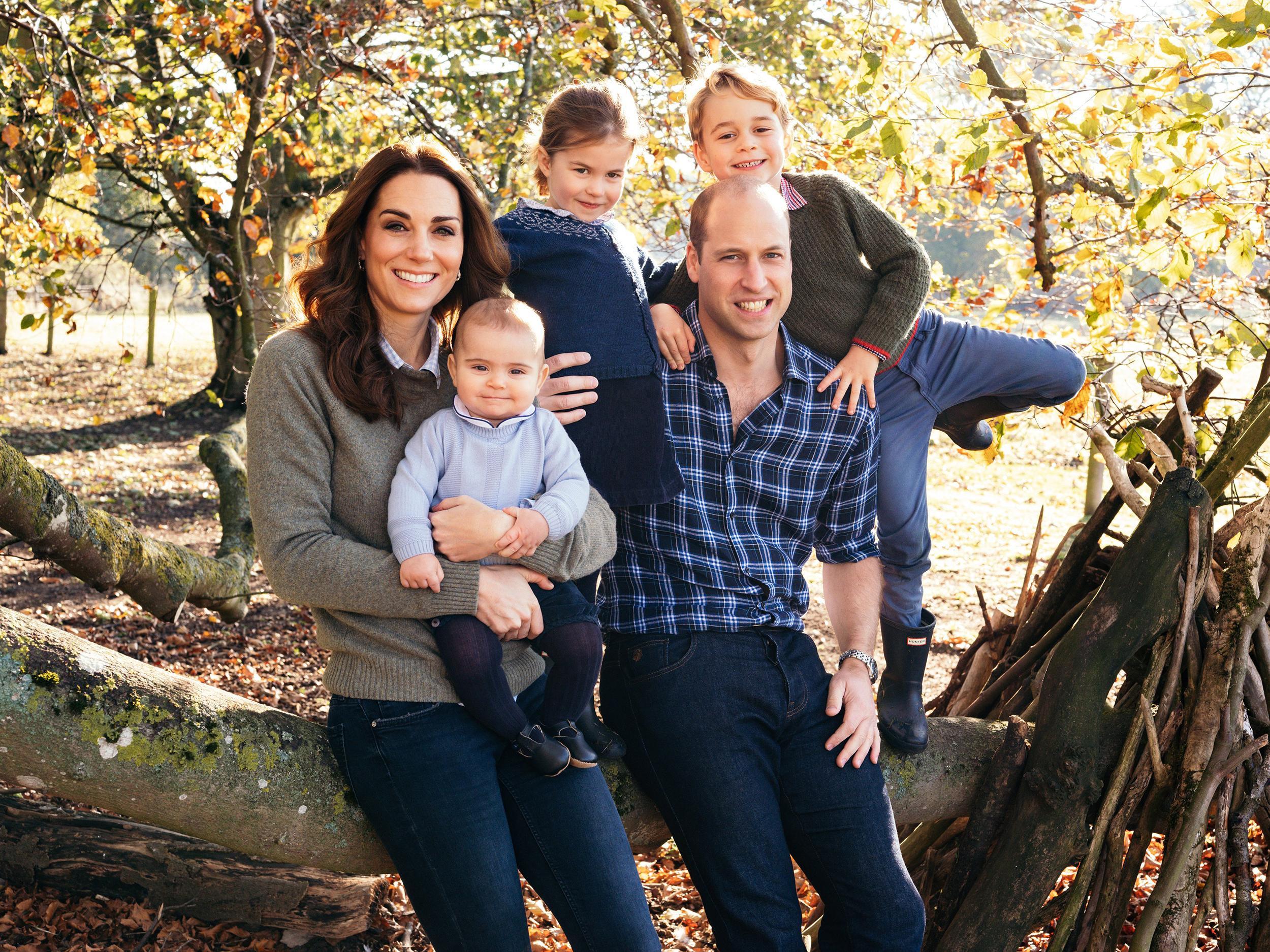 Royal family releases their Christmas card photo