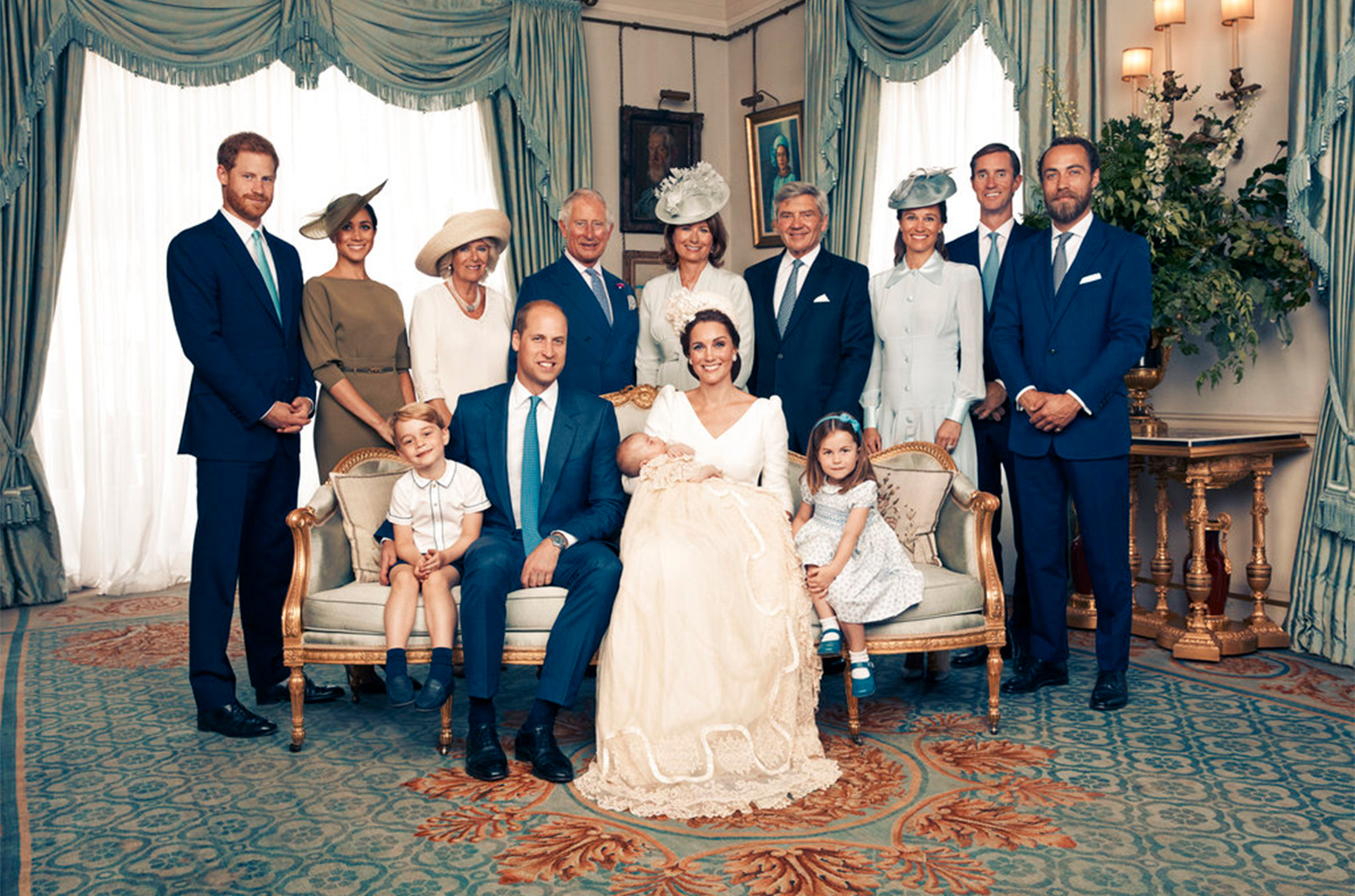 Prince Louis' Christening: British Royal Family Shares New Photo