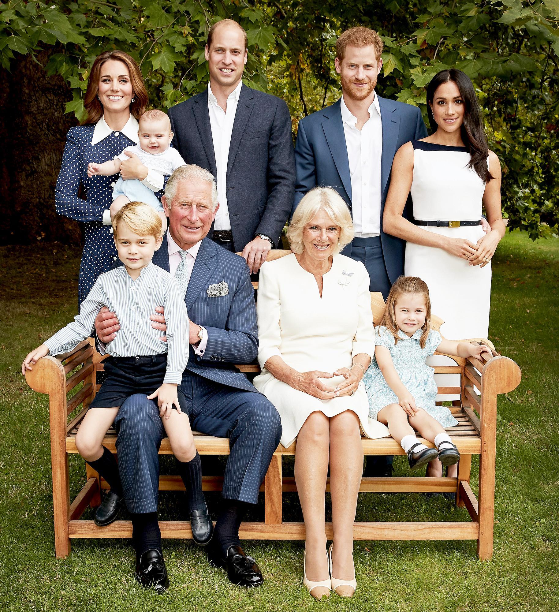 Royals Celebrate Prince Charles' 70th Birthday: New Family Photo