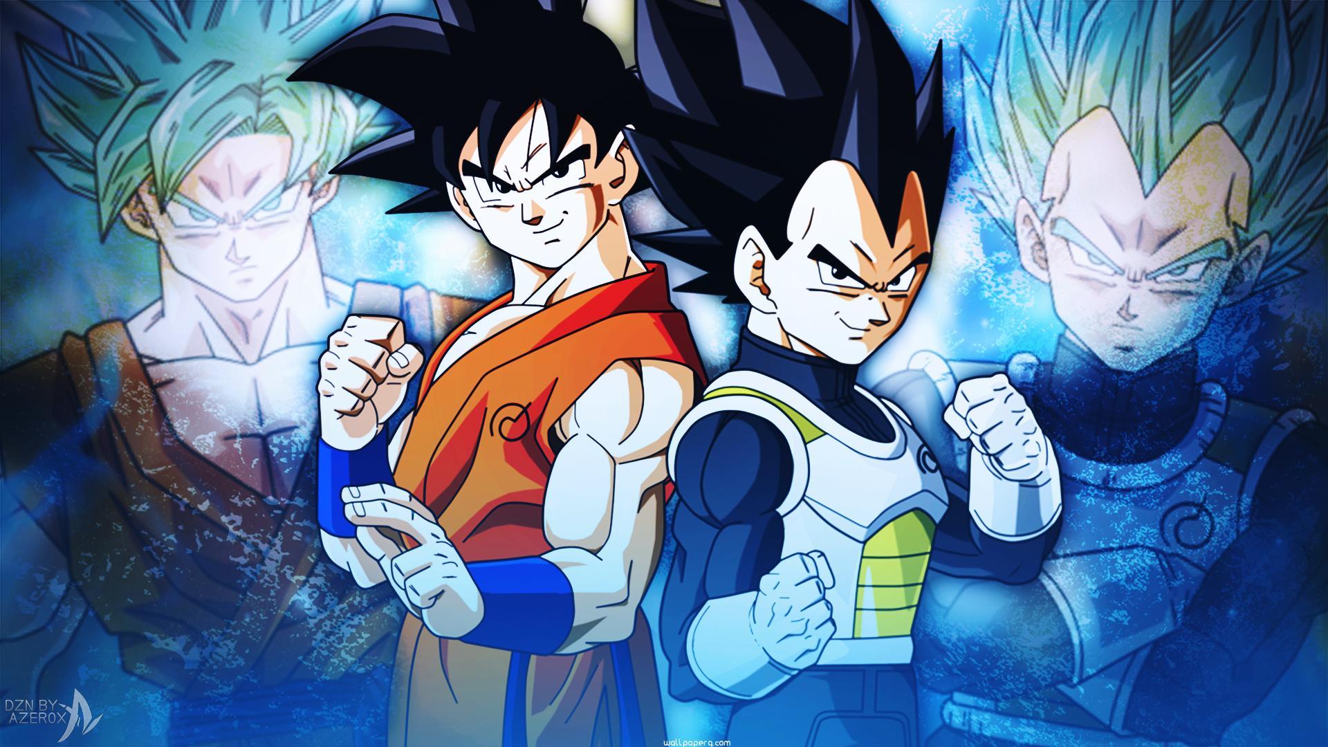 Download Goku and vegeta dragon ball super ball z