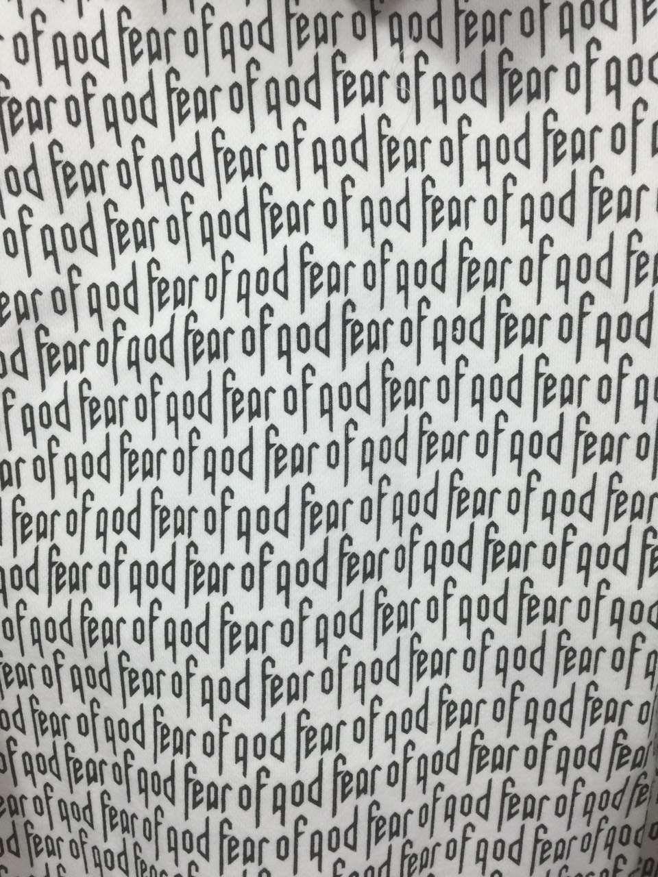 Brand Clothing All Logos Print Fear Of God Hoodie Kanye West