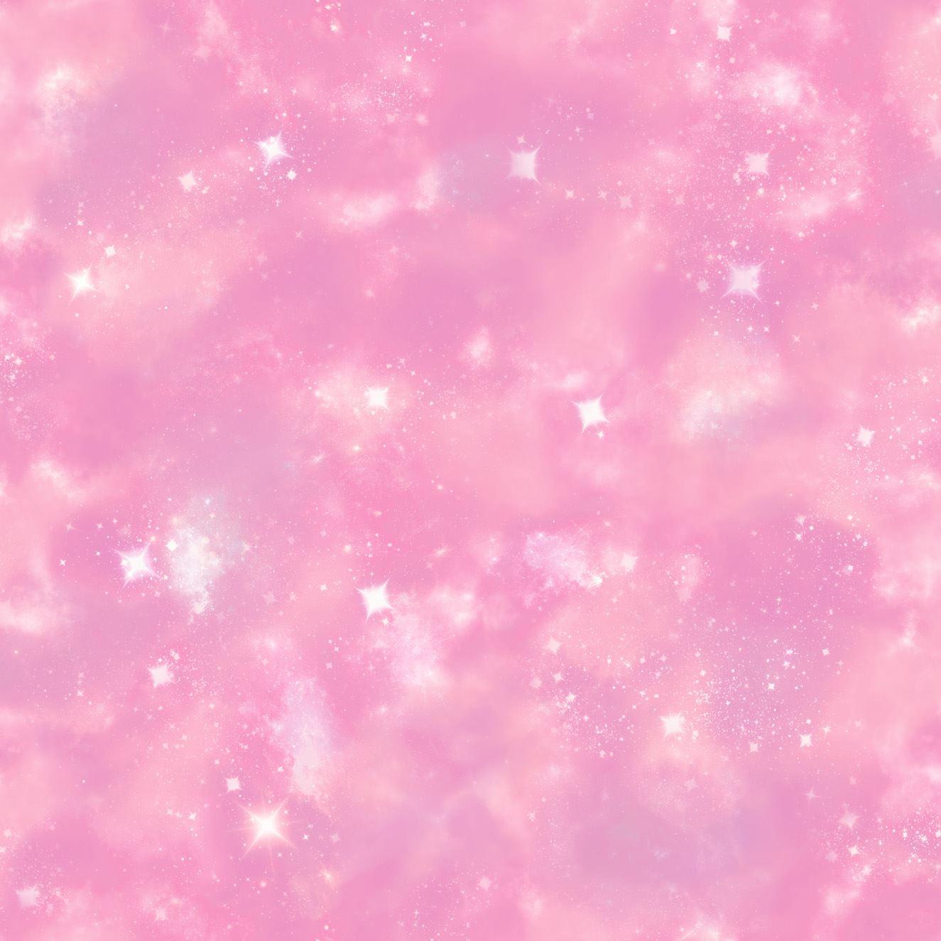 Girls Pink Glitter Sparkle Wallpaper Rasch Nebula Children Space