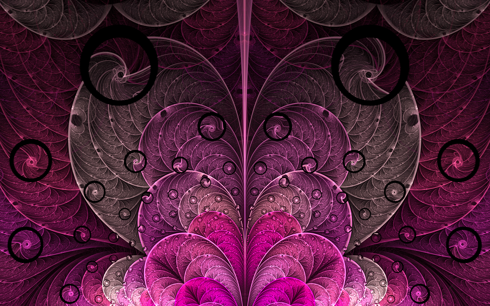 Group of Purple Twitter Hearts Wallpaper