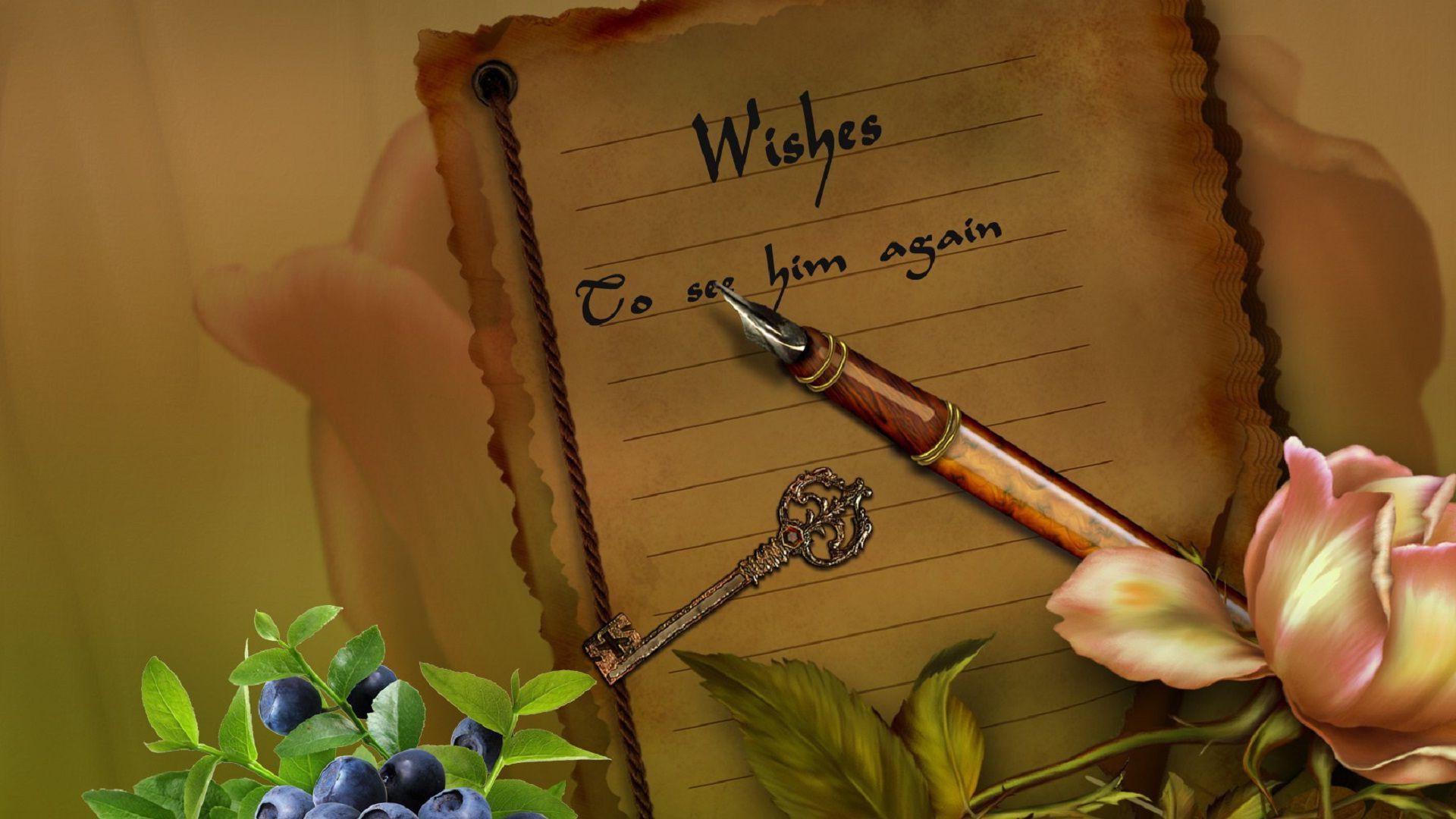 Best Wishes To See Him Again Card And Frames HD Wallpaper